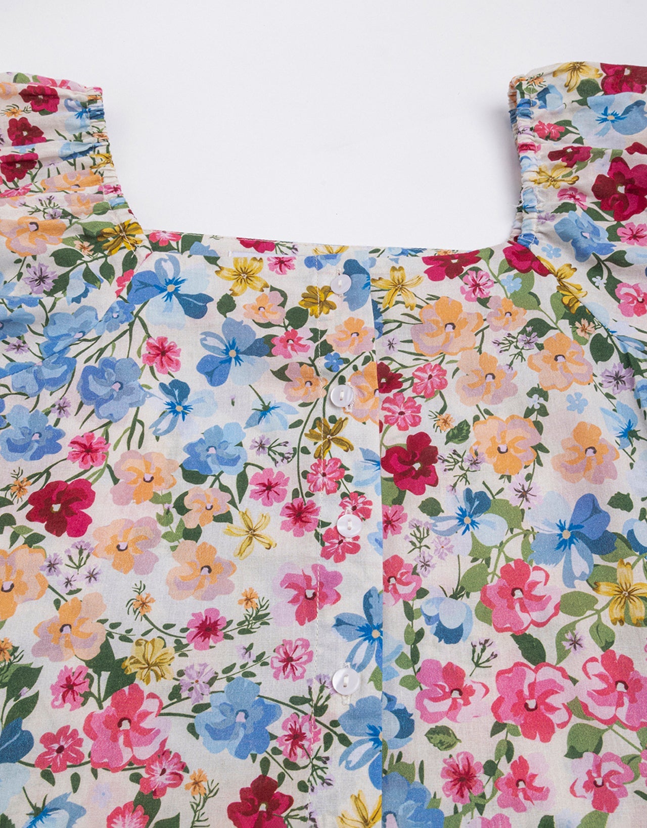 Square Neck Puffed Sleeves