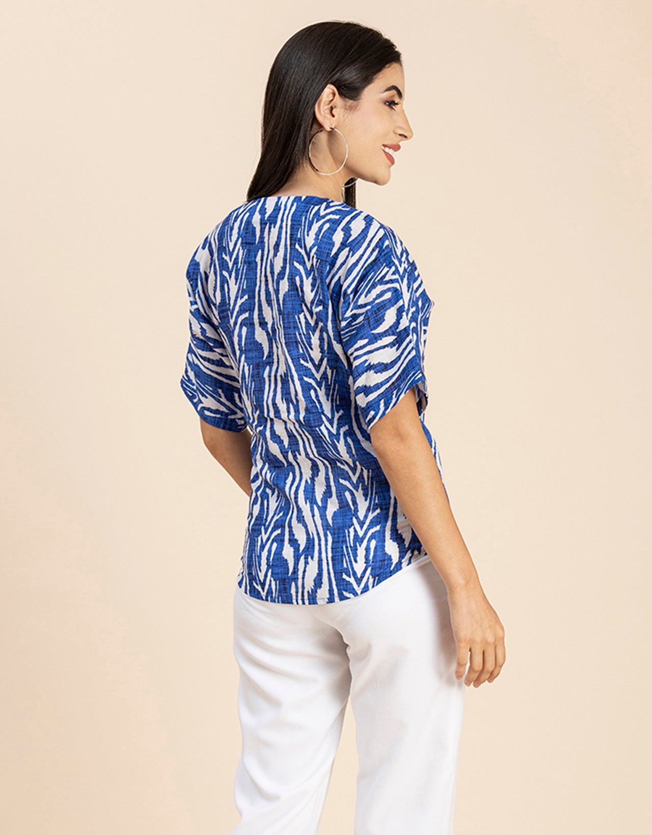Buttoned Cotton Summer Top