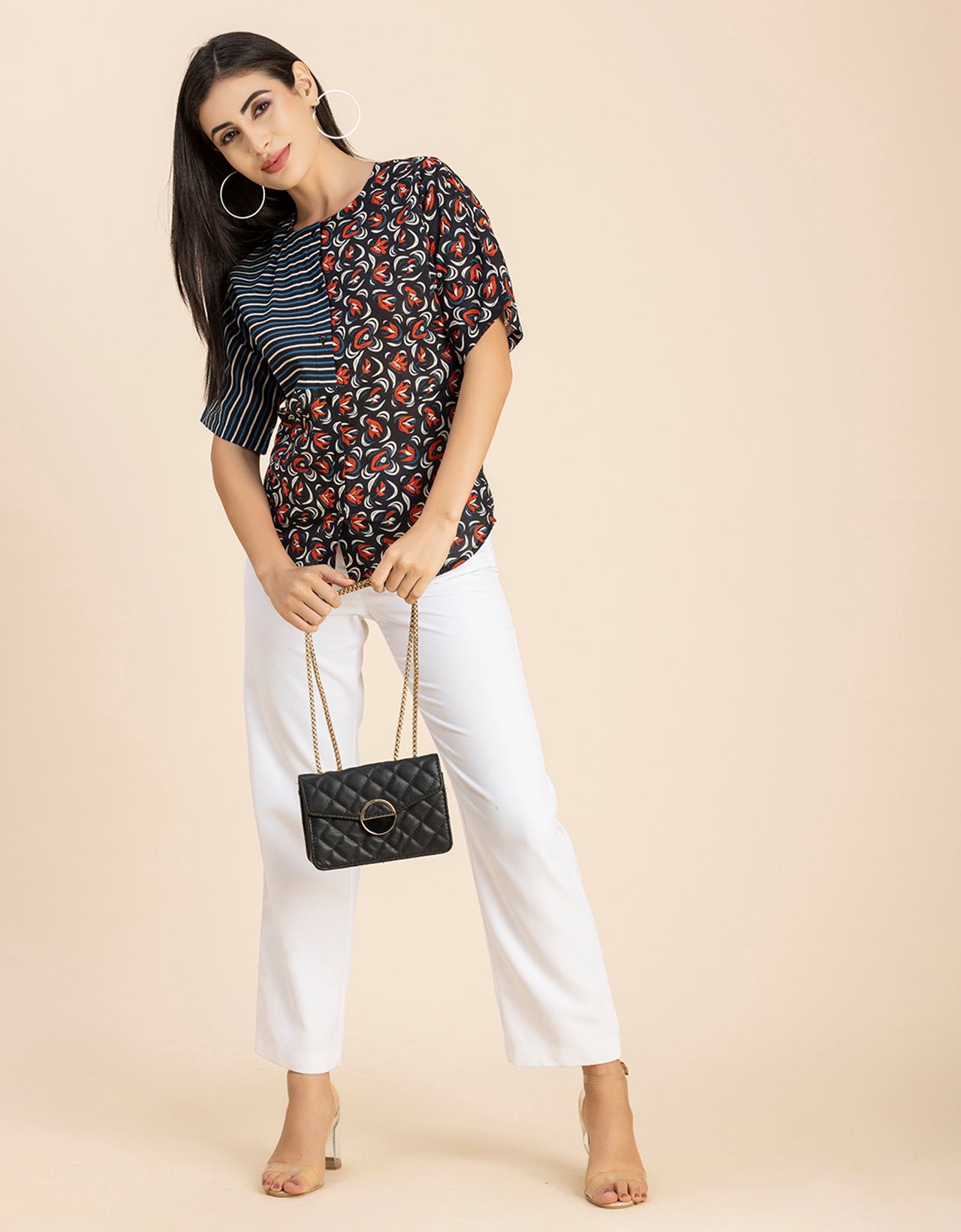 Buttoned Cotton Summer Top
