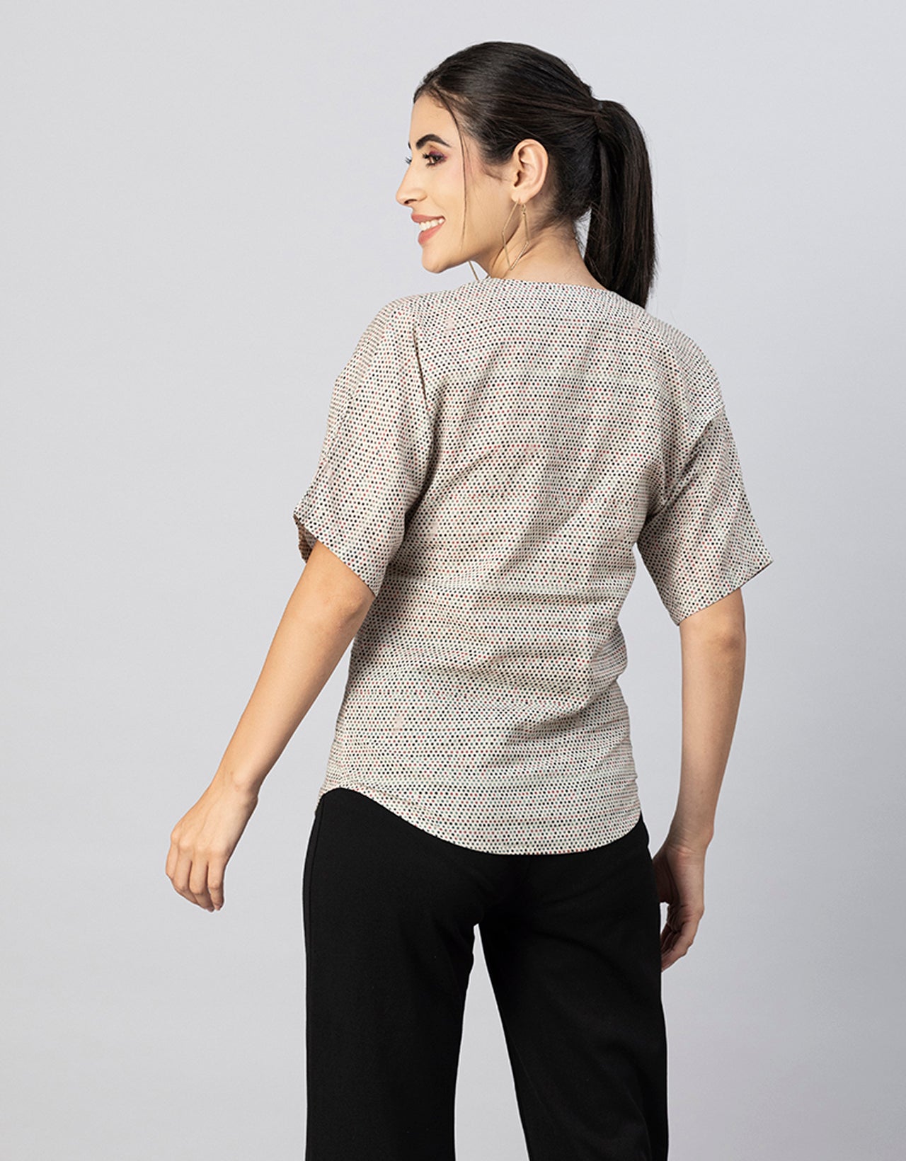 Buttoned Cotton Summer Top