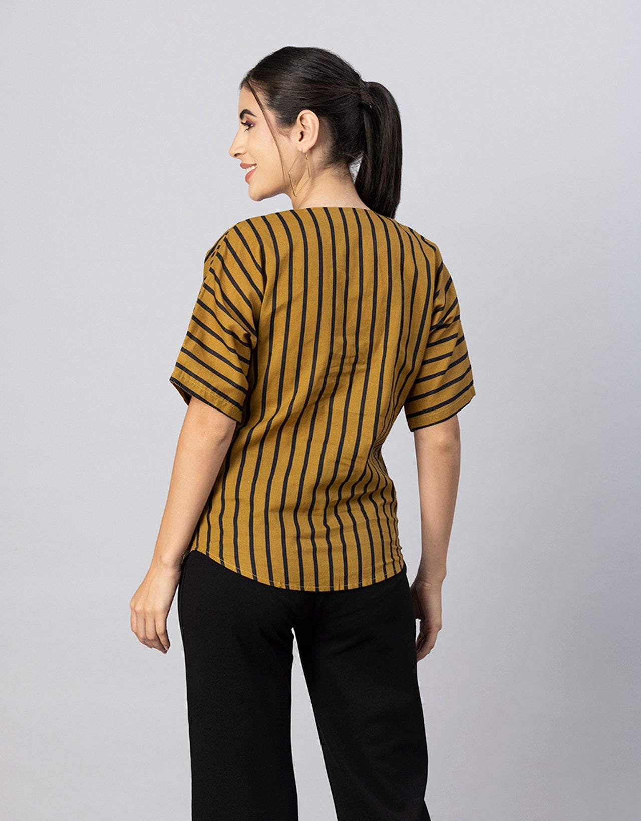 Buttoned Cotton Summer Top