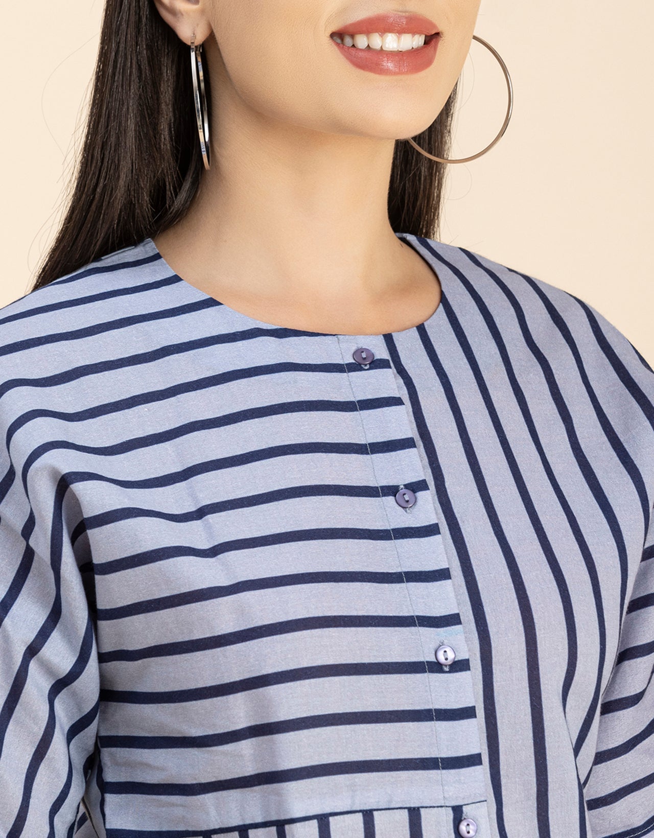 Buttoned Cotton Summer Top
