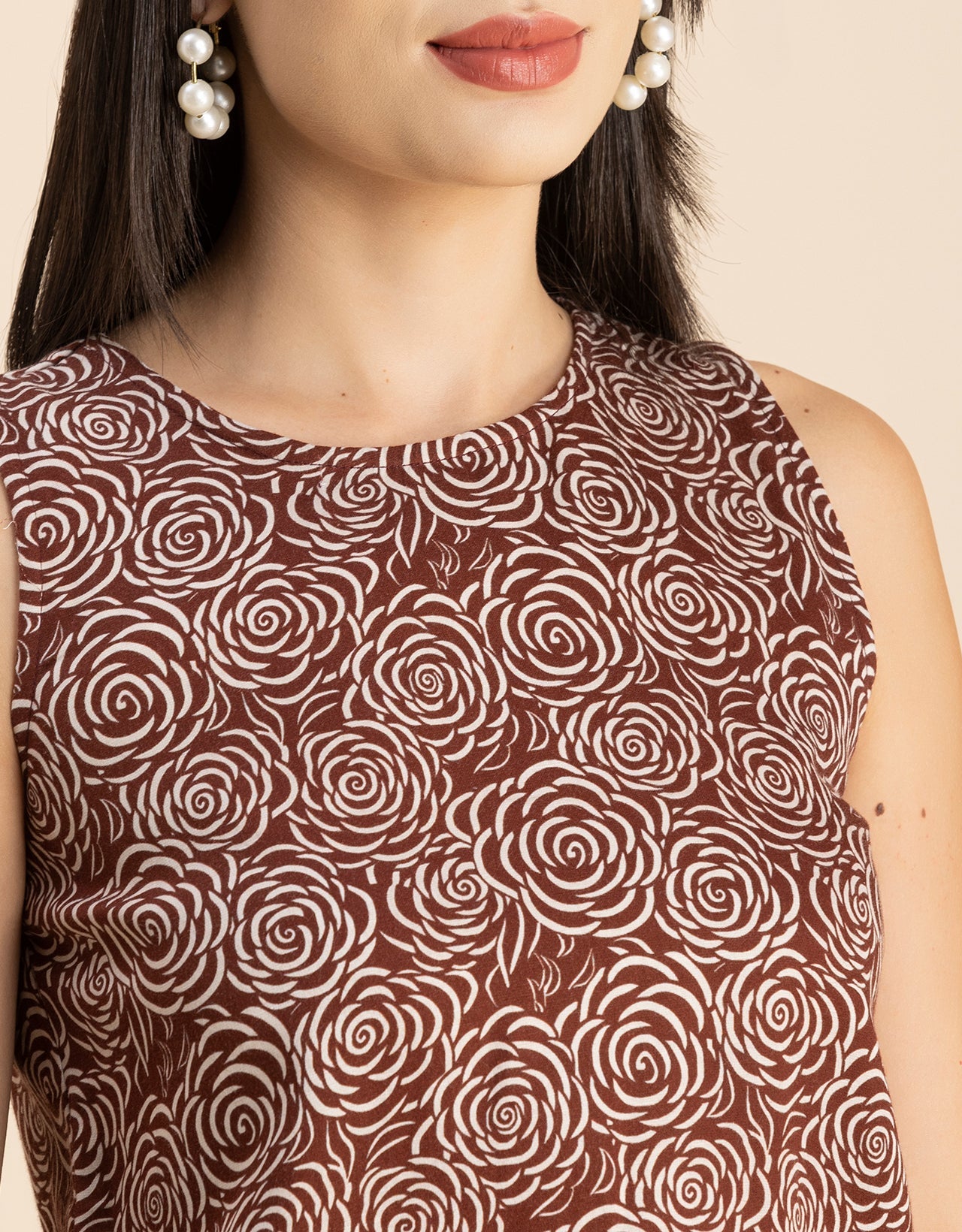Split Back Sleeveless Top