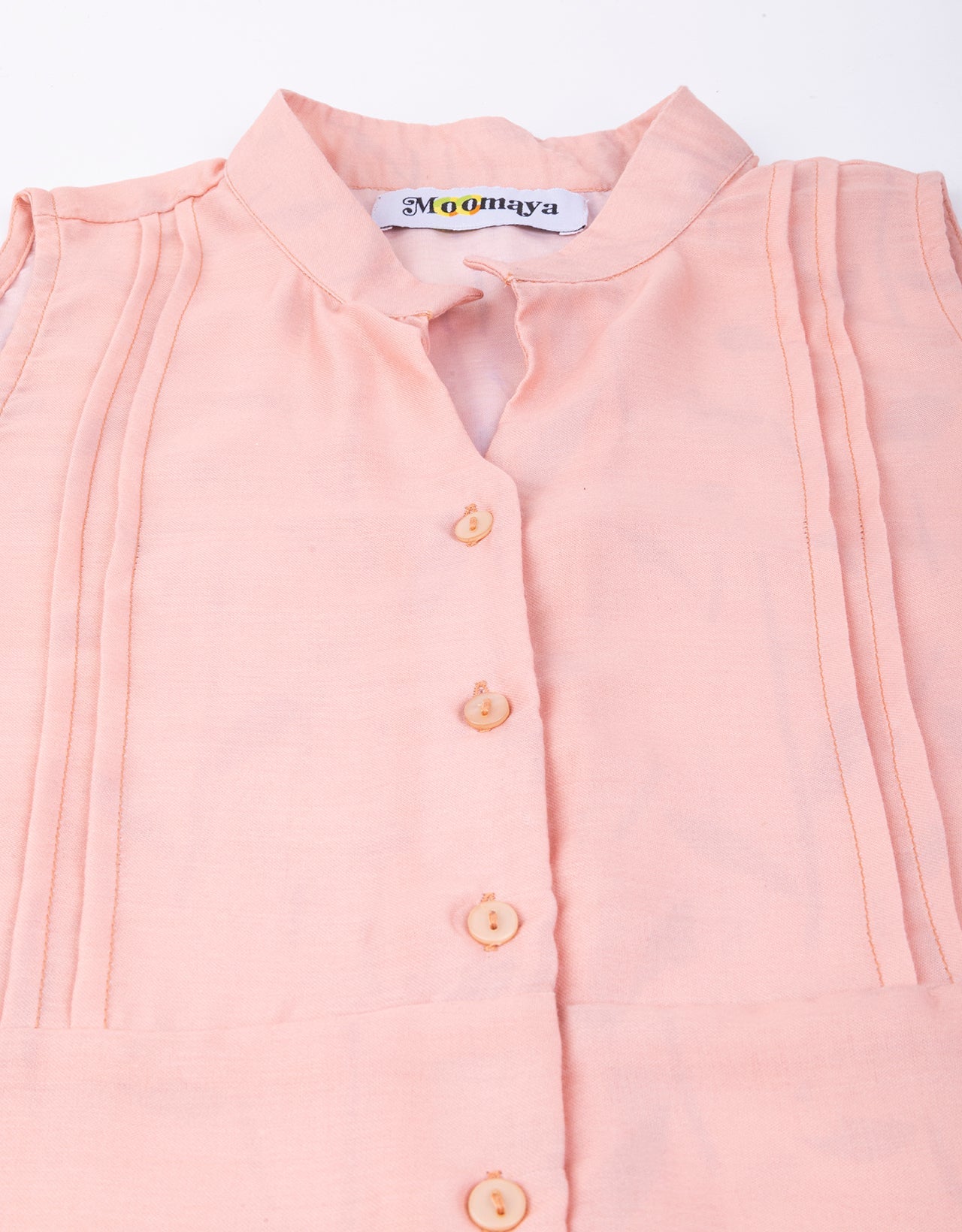 Mandarin Collar Sleeveless