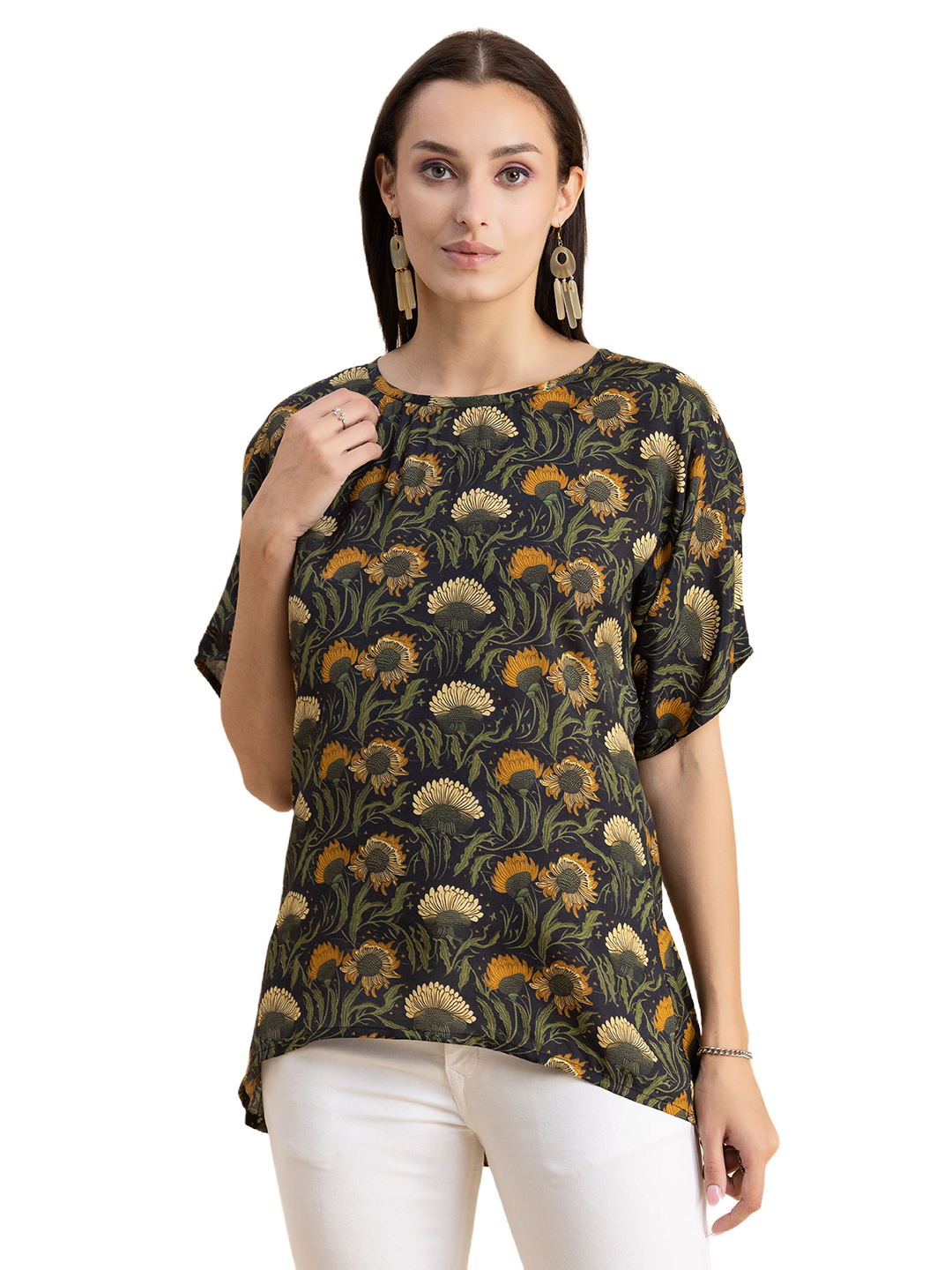 Summer Round Neck Loose-Fit