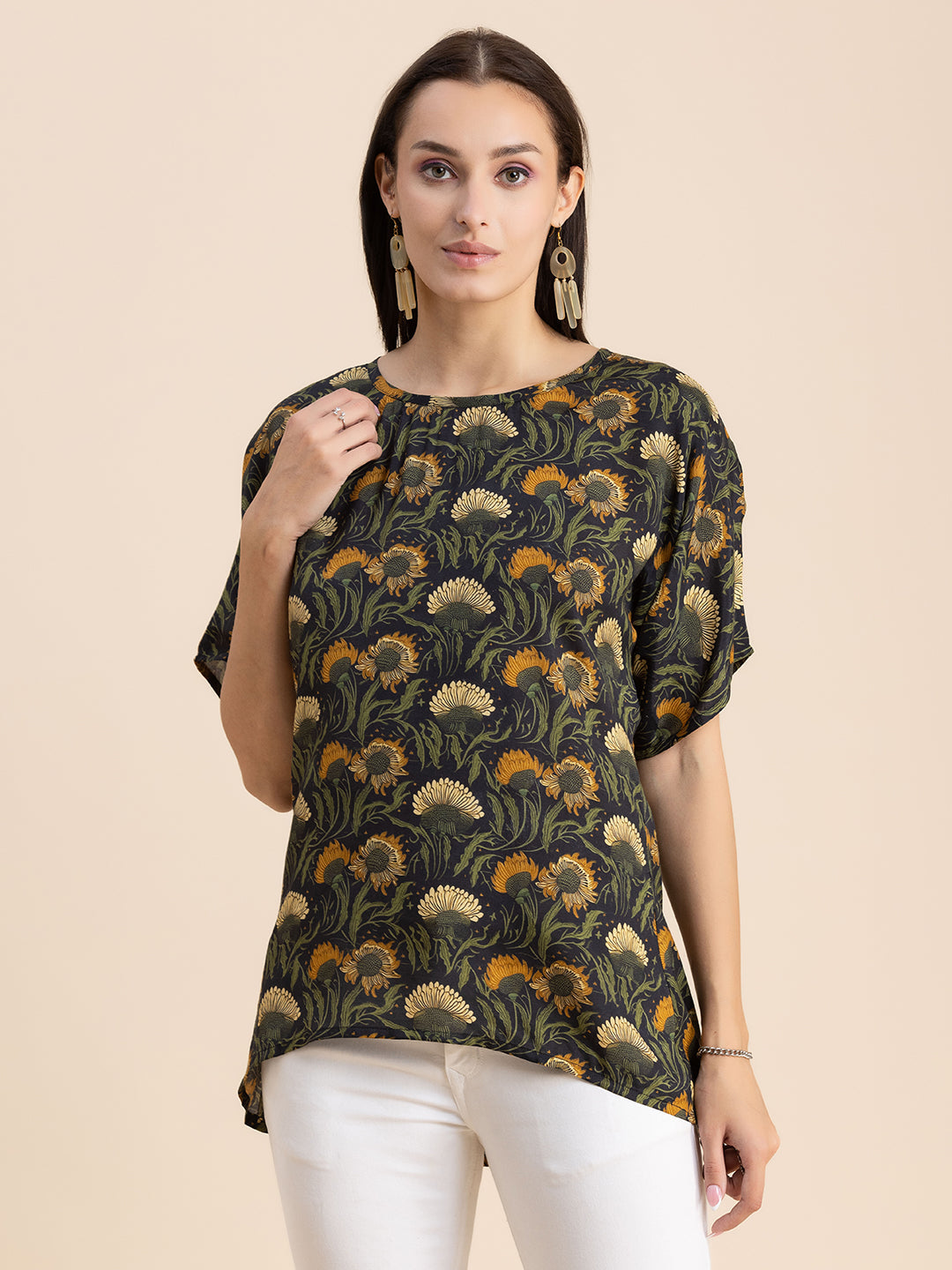 Summer Round Neck Loose-Fit