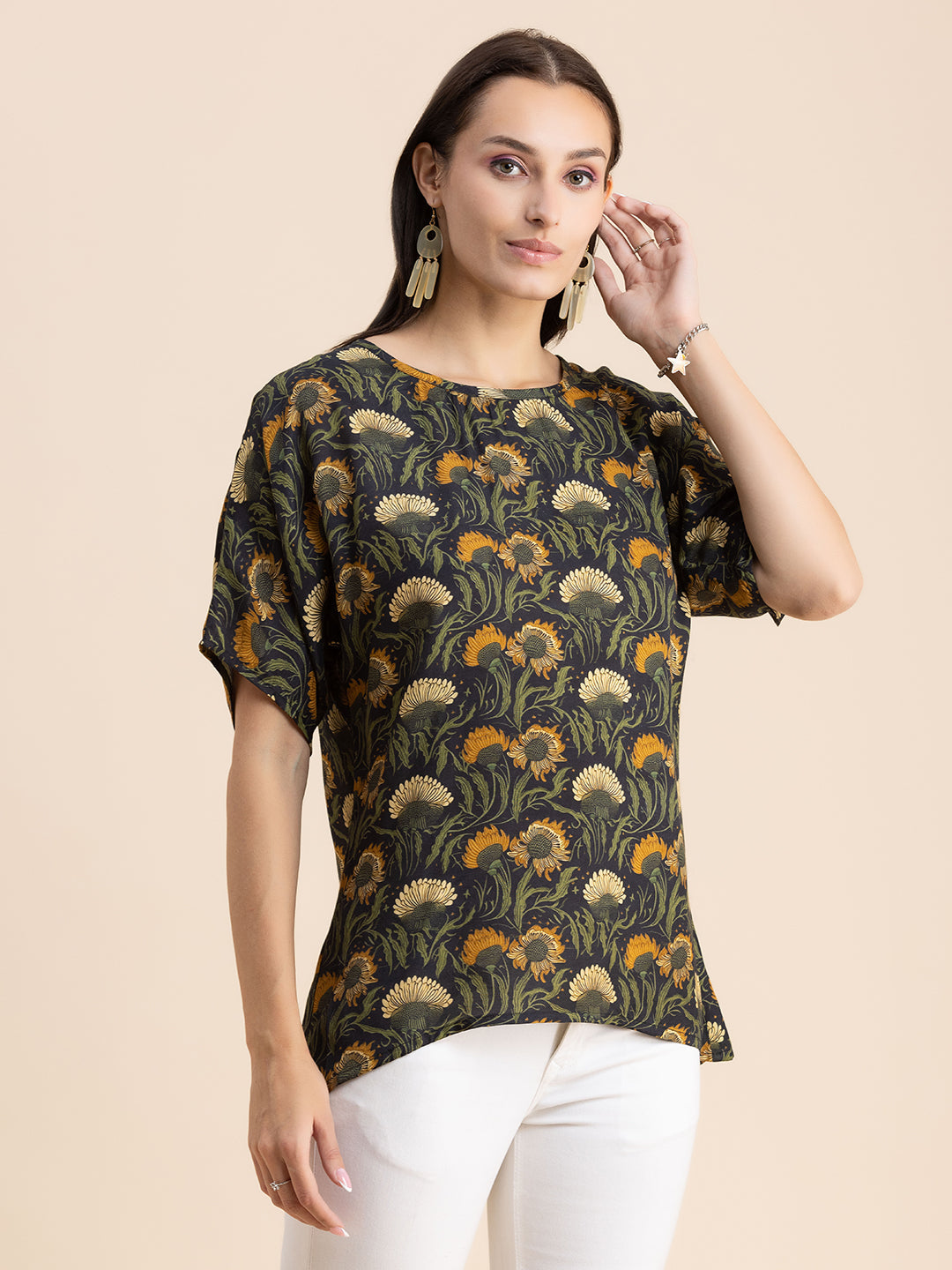 Summer Round Neck Loose-Fit