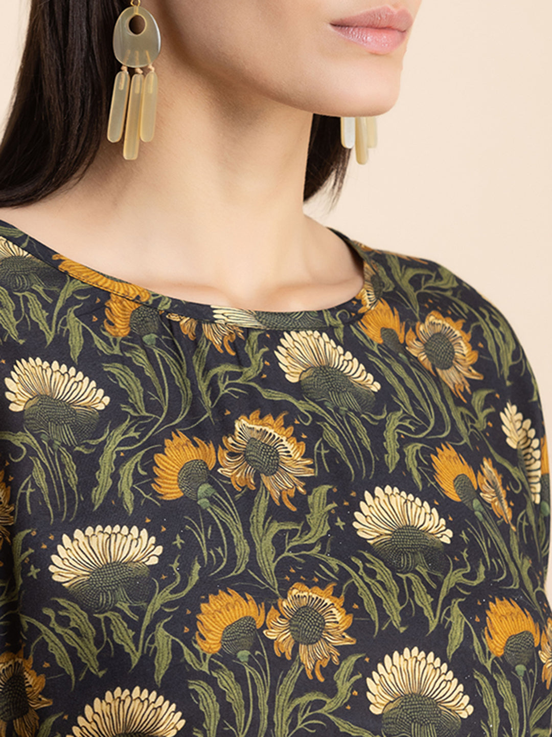 Summer Round Neck Loose-Fit