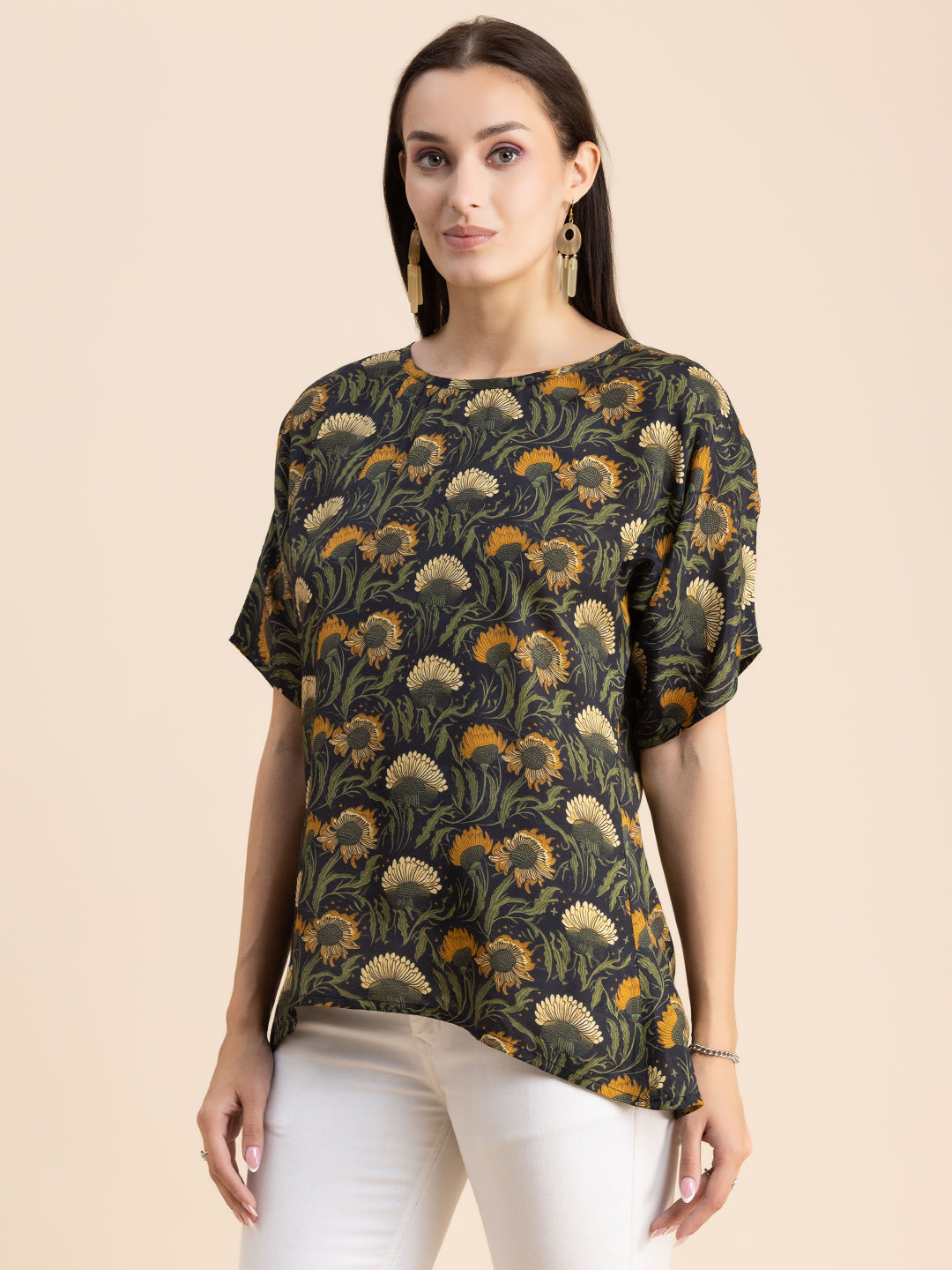 Summer Round Neck Loose-Fit