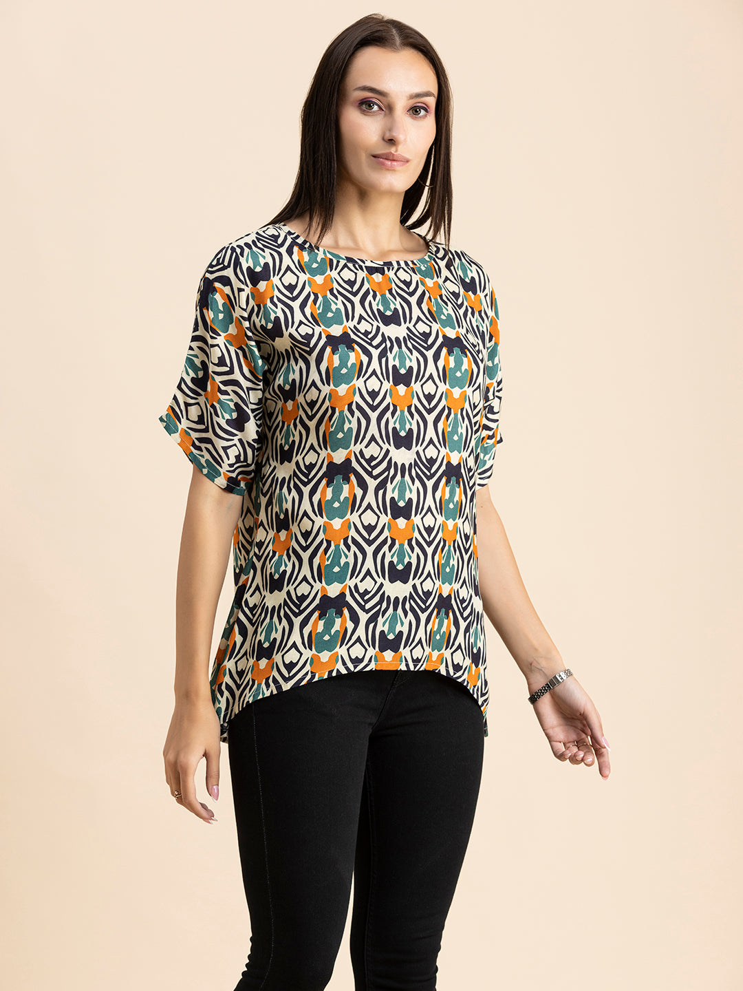 Summer Round Neck Loose-Fit