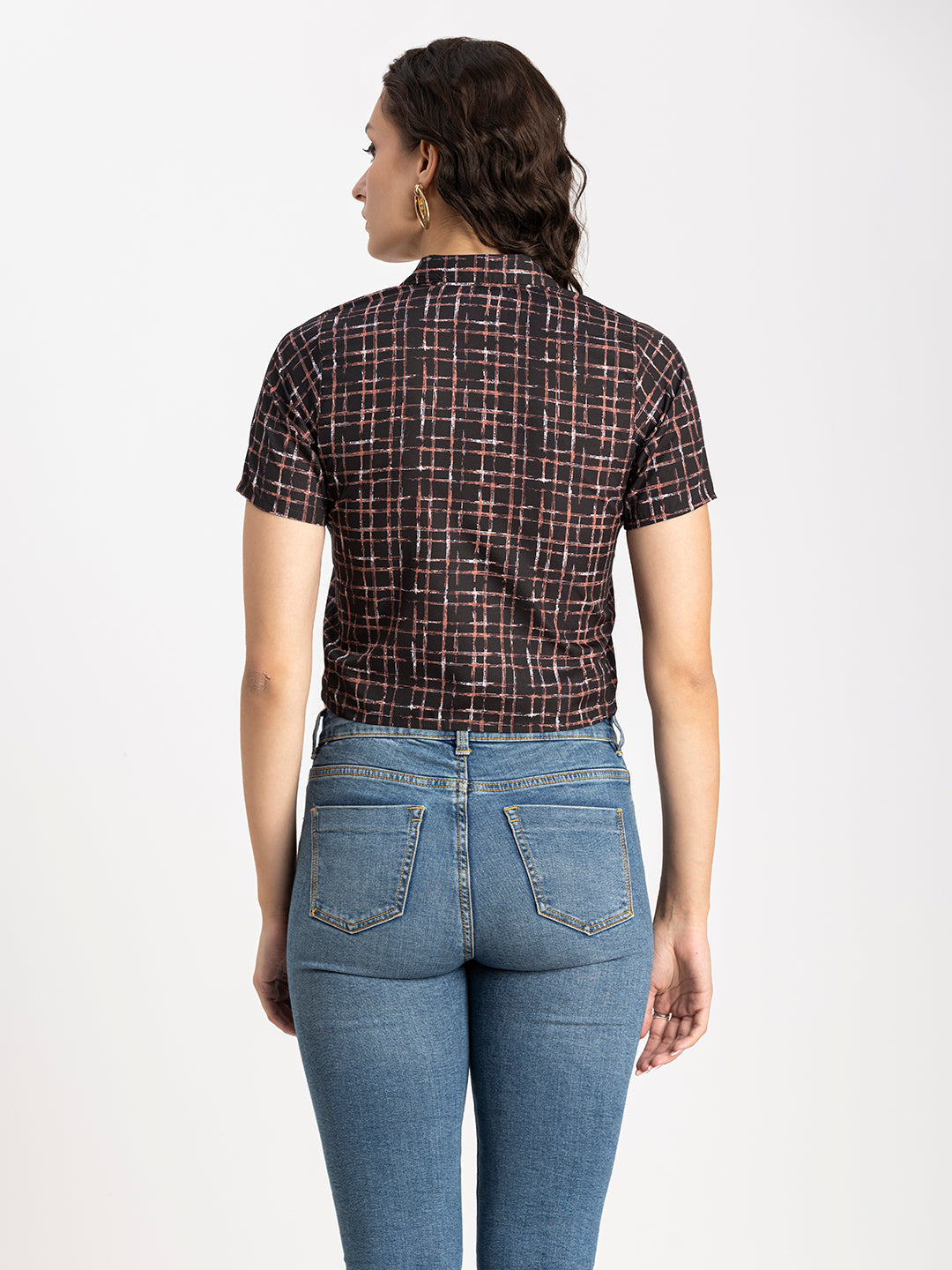 Crop Shirt Buttoned