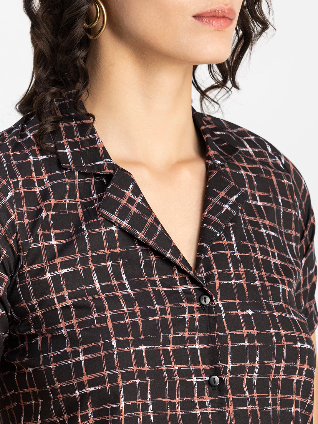 Crop Shirt Buttoned