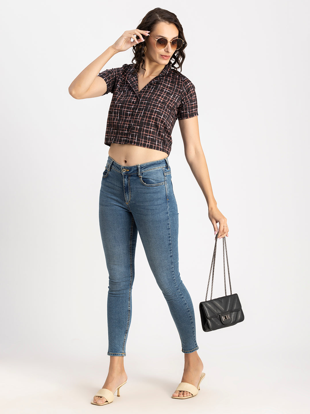 Crop Shirt Buttoned