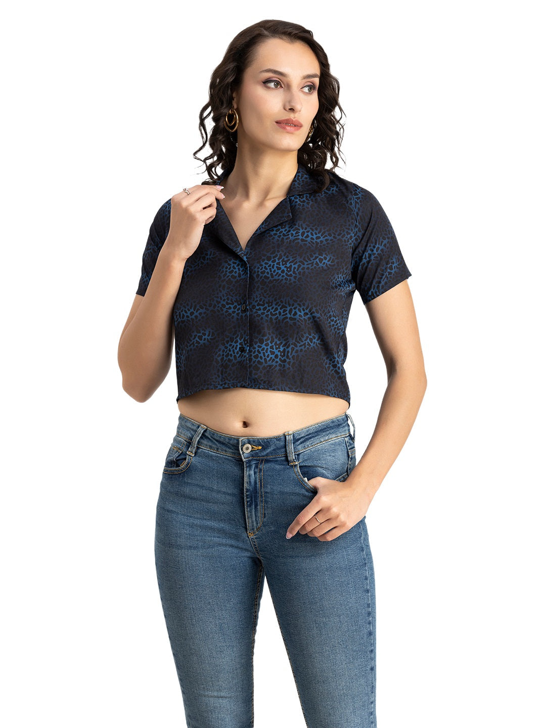 Crop Shirt Buttoned