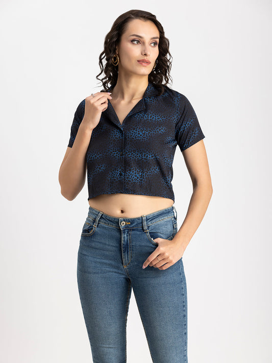 Crop Shirt Buttoned