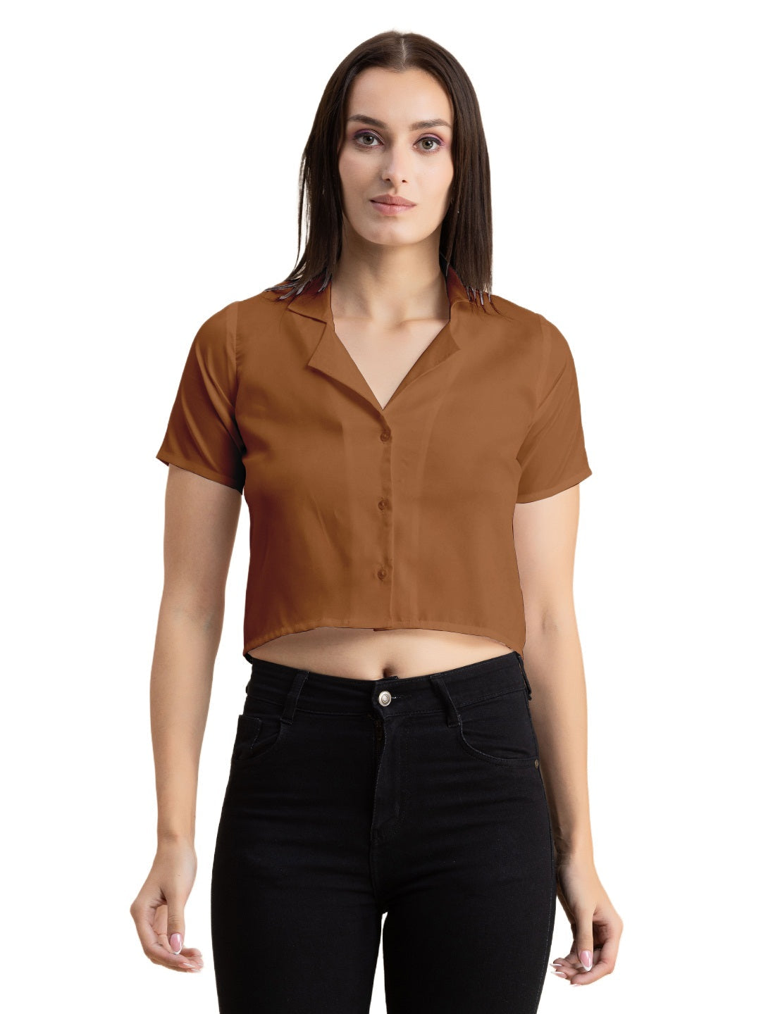 Crop Shirt Buttoned