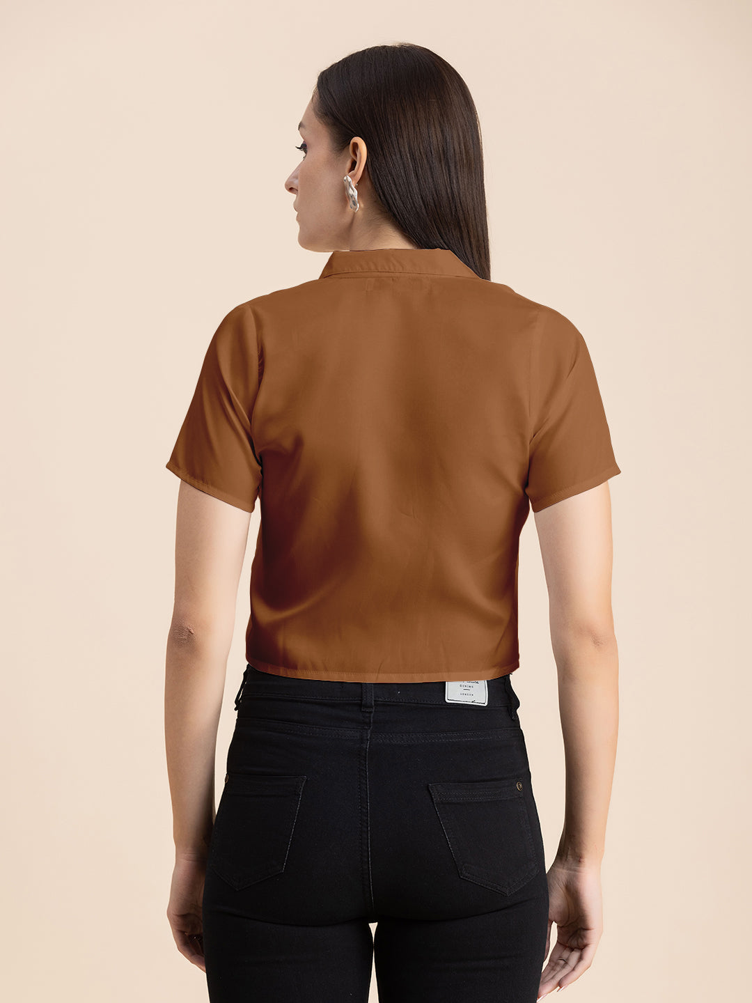 Crop Shirt Buttoned