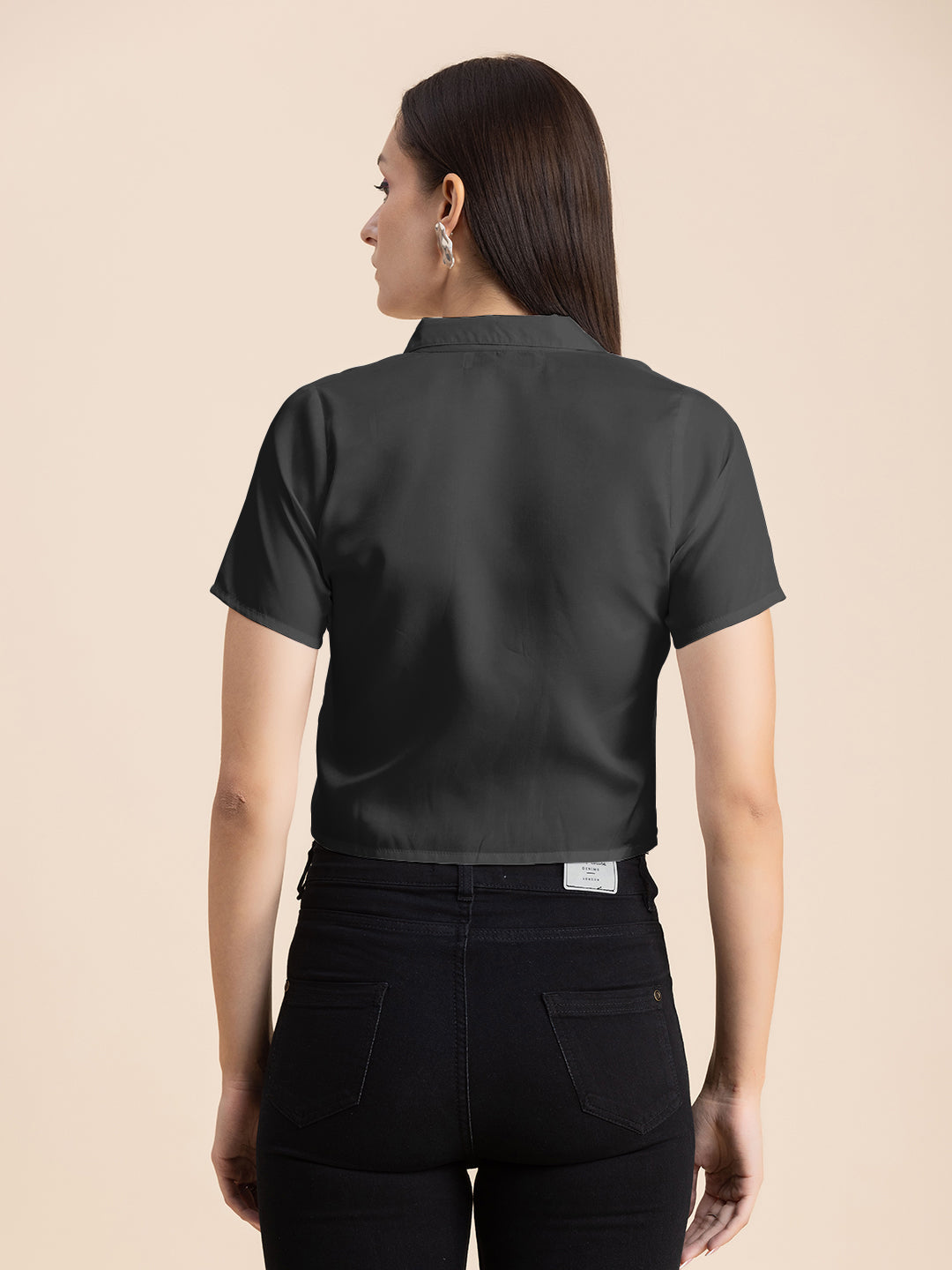 Crop Shirt Buttoned