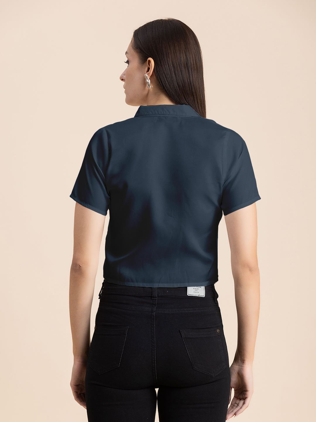 Crop Shirt Buttoned