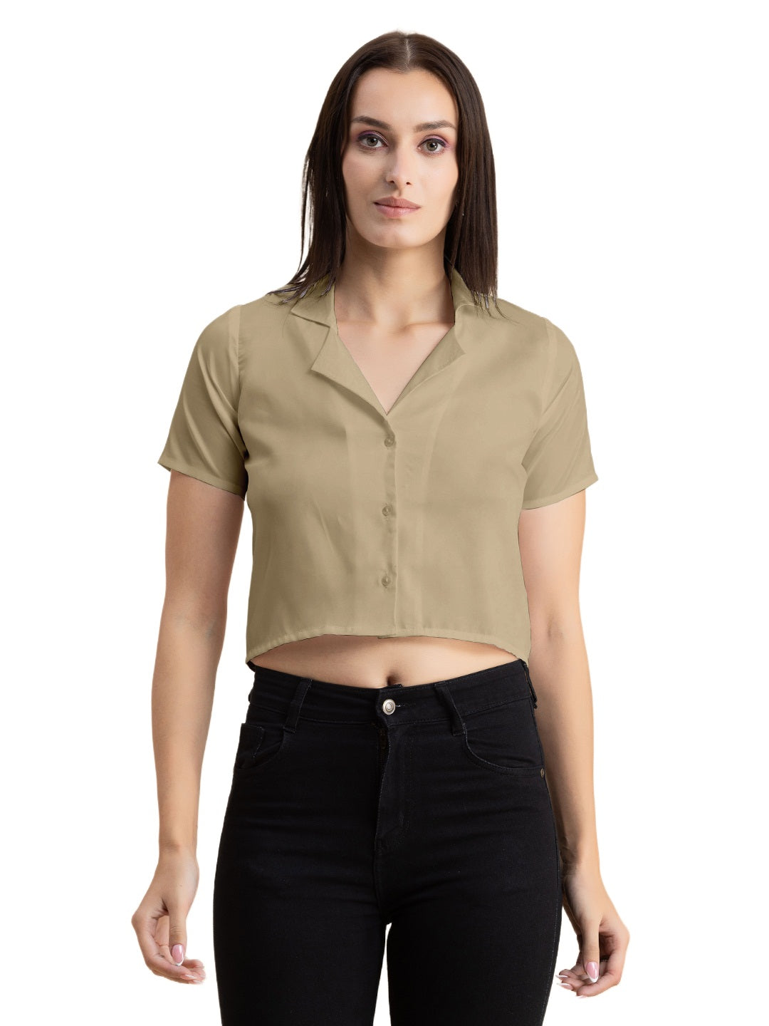 Crop Shirt Buttoned