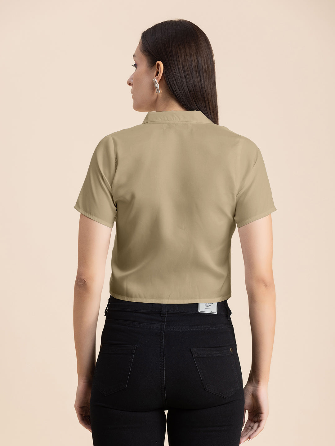 Crop Shirt Buttoned