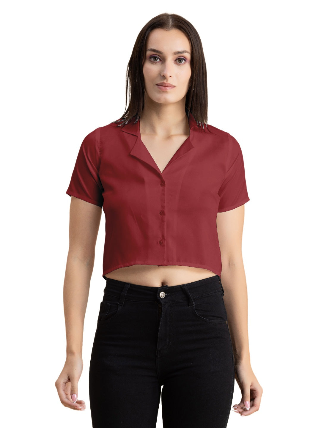 Crop Shirt Buttoned