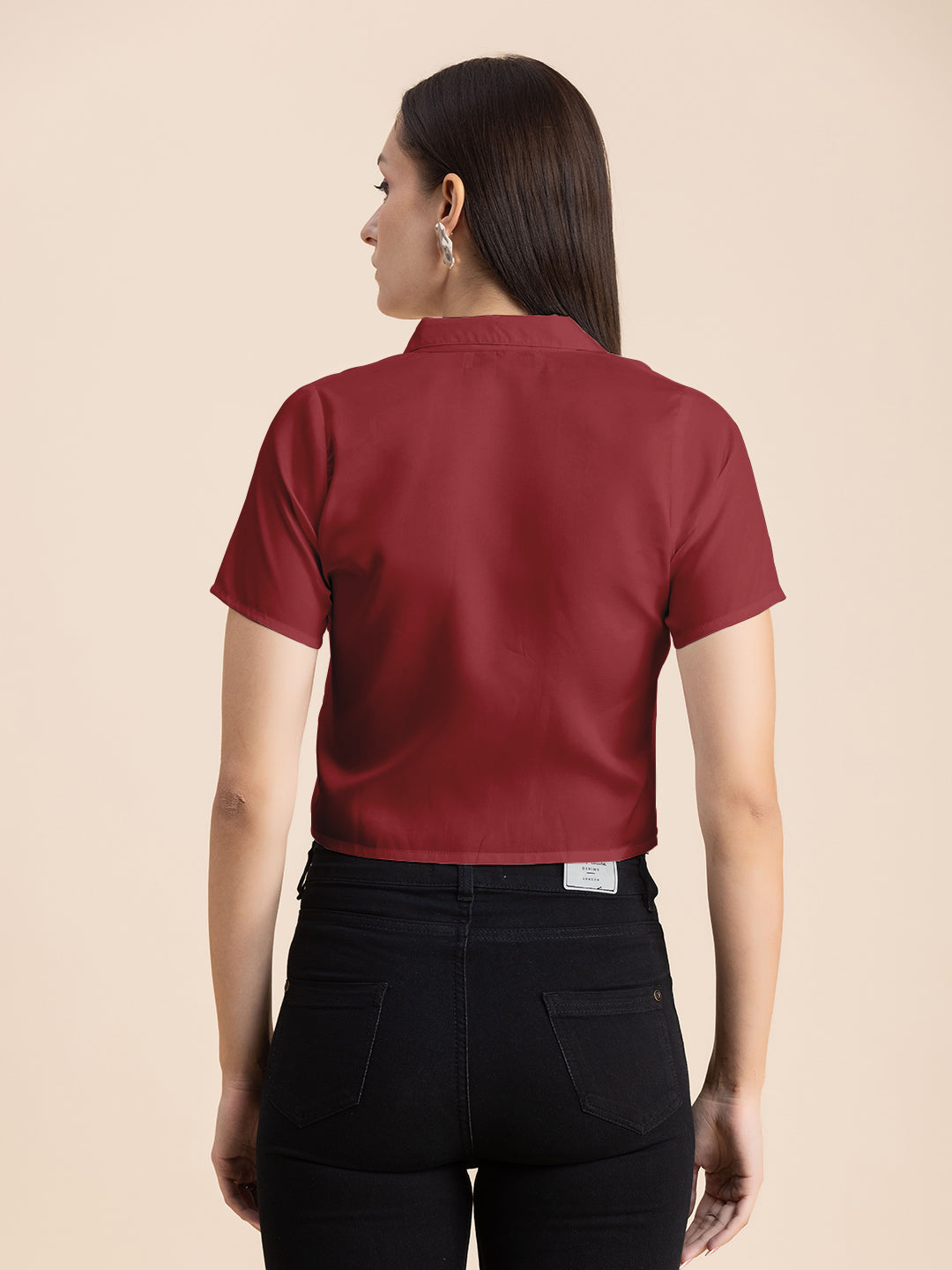 Crop Shirt Buttoned