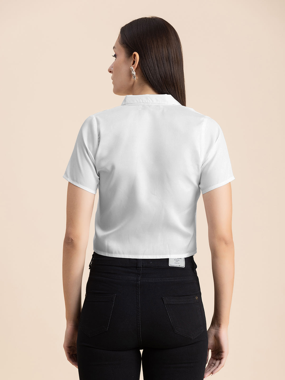 Crop Shirt Buttoned