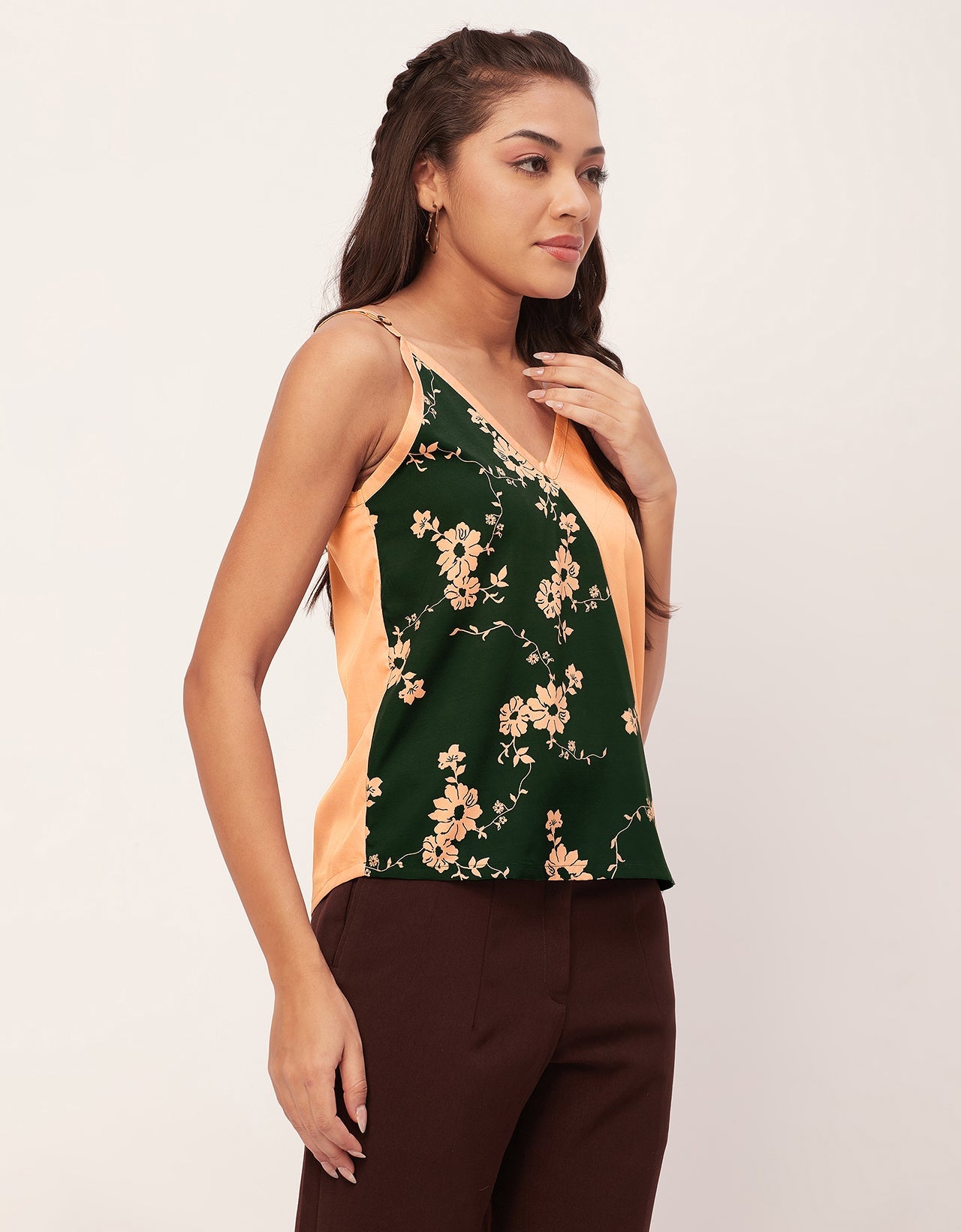 Spaghetti Strap V-Neck