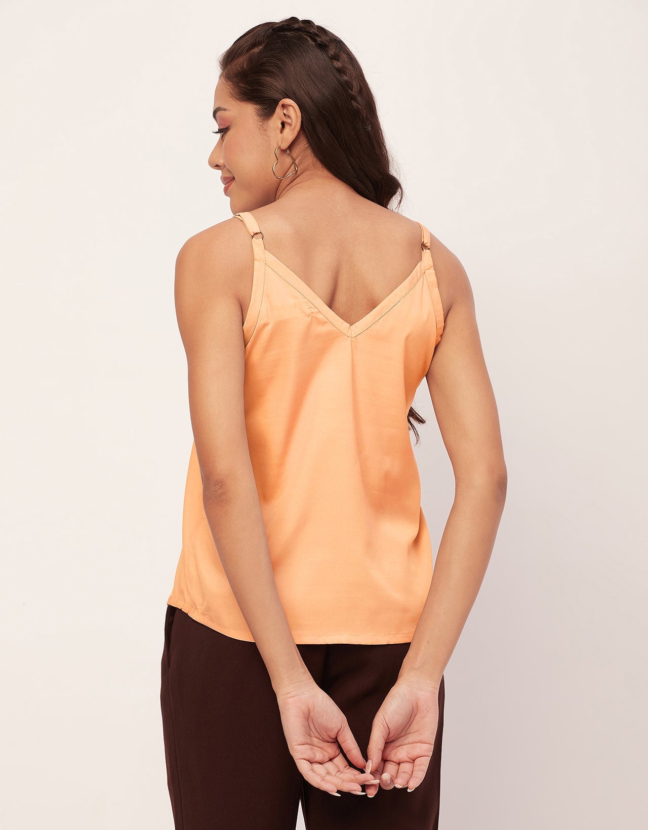 Spaghetti Strap V-Neck