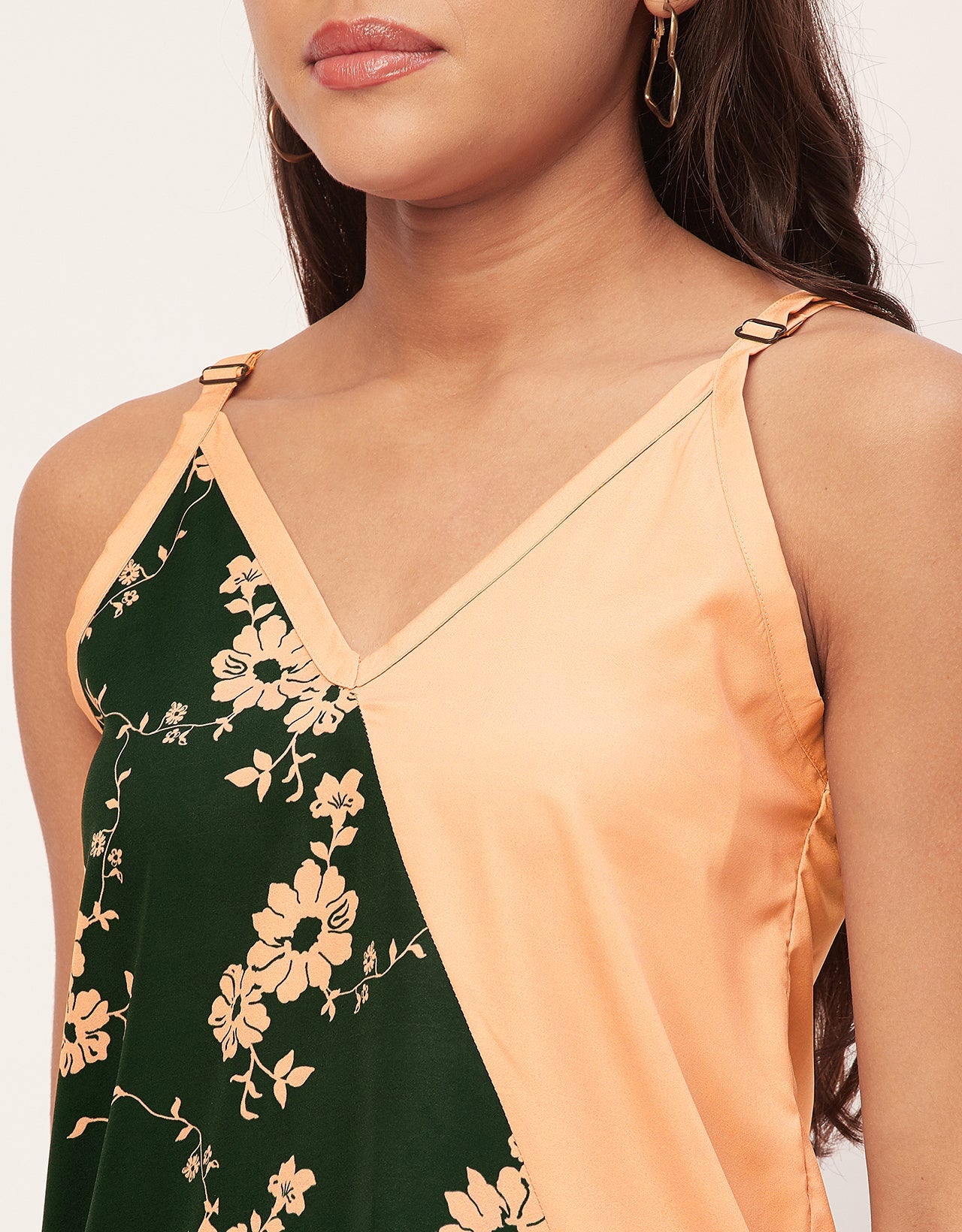 Spaghetti Strap V-Neck