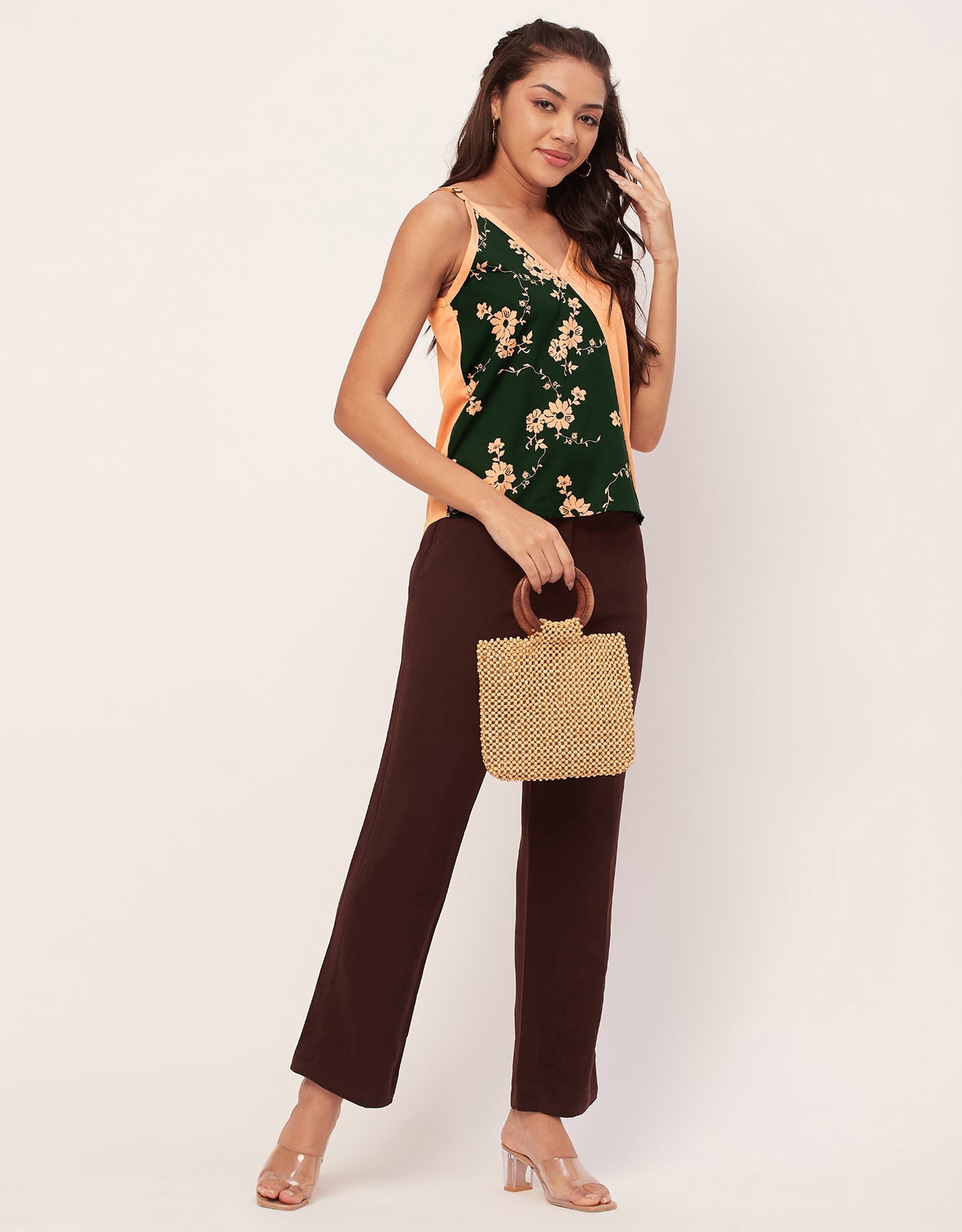 Spaghetti Strap V-Neck