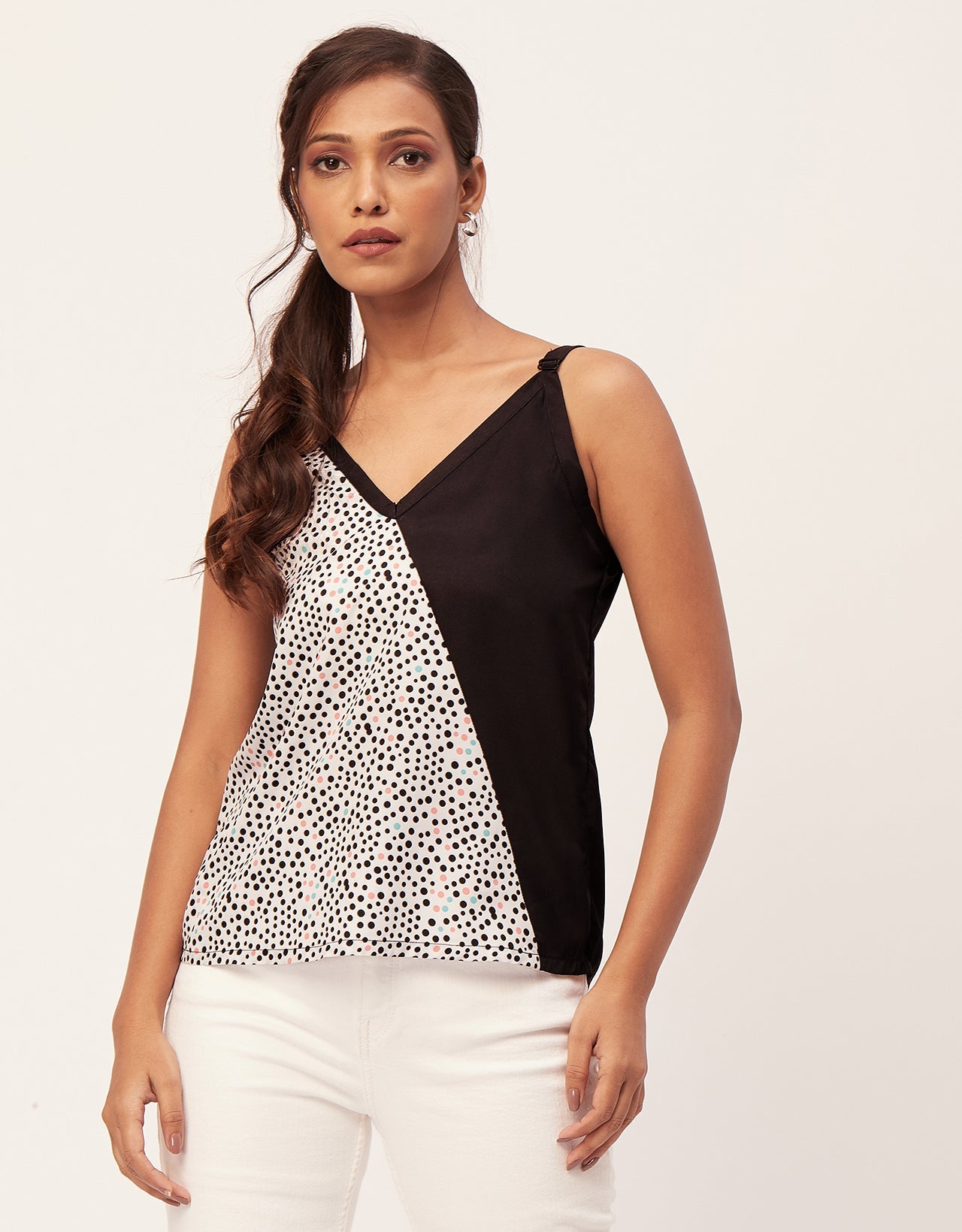 Spaghetti Strap V-Neck