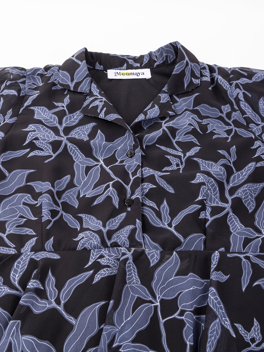 Flared Short Puff Sleeve