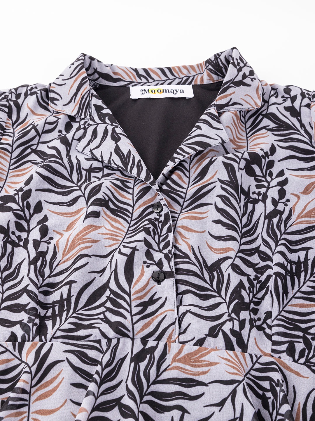 Flared Short Puff Sleeve