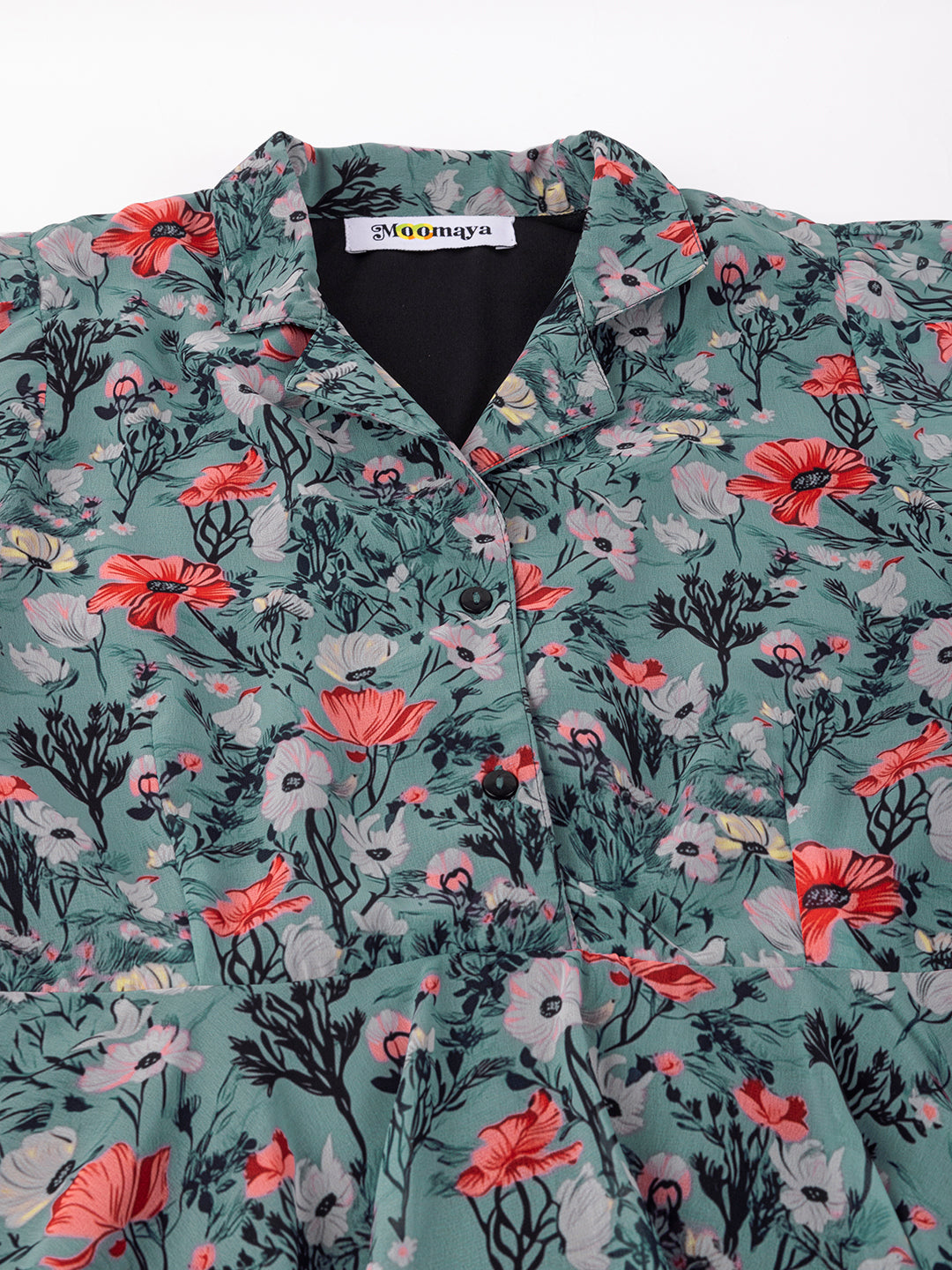 Flared Short Puff Sleeve