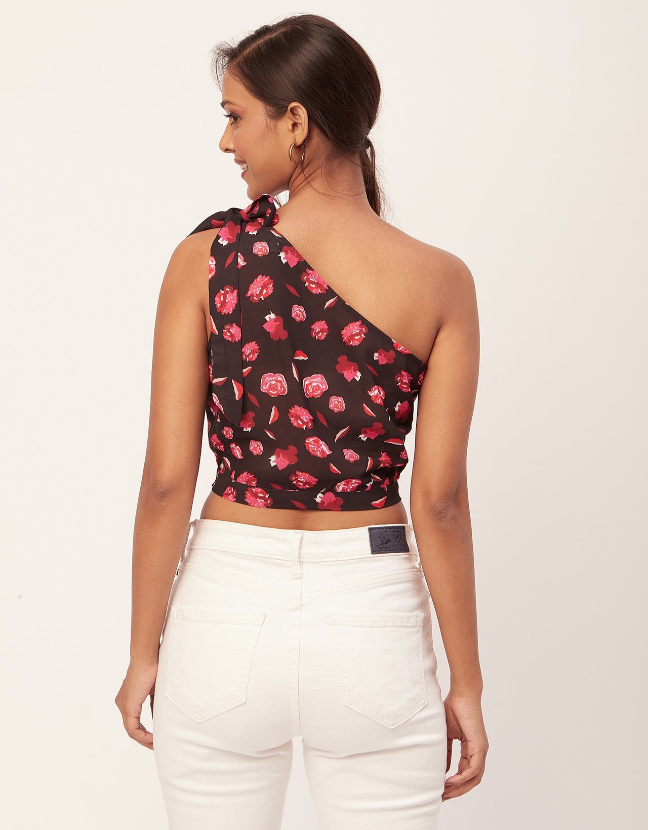 Tie-Up One Shoulder Crop