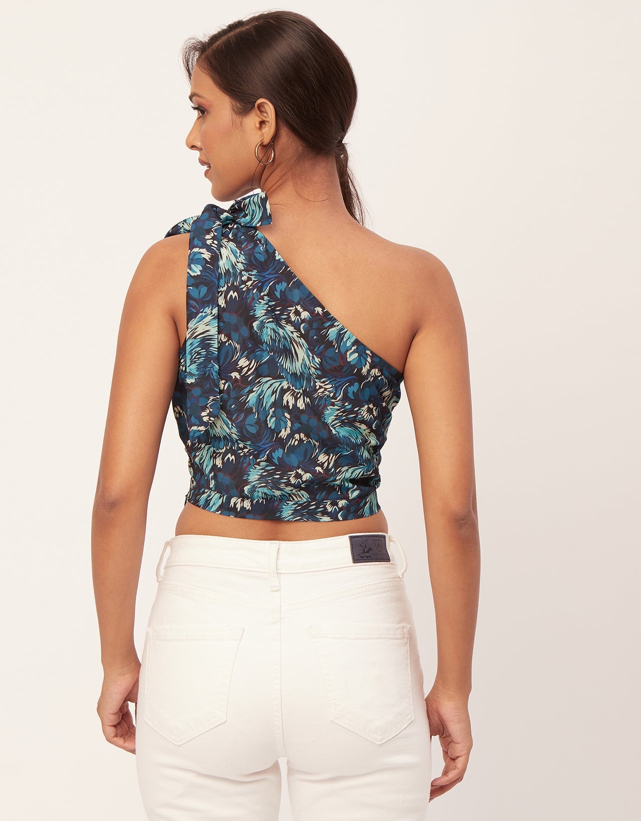 Tie-Up One Shoulder Crop