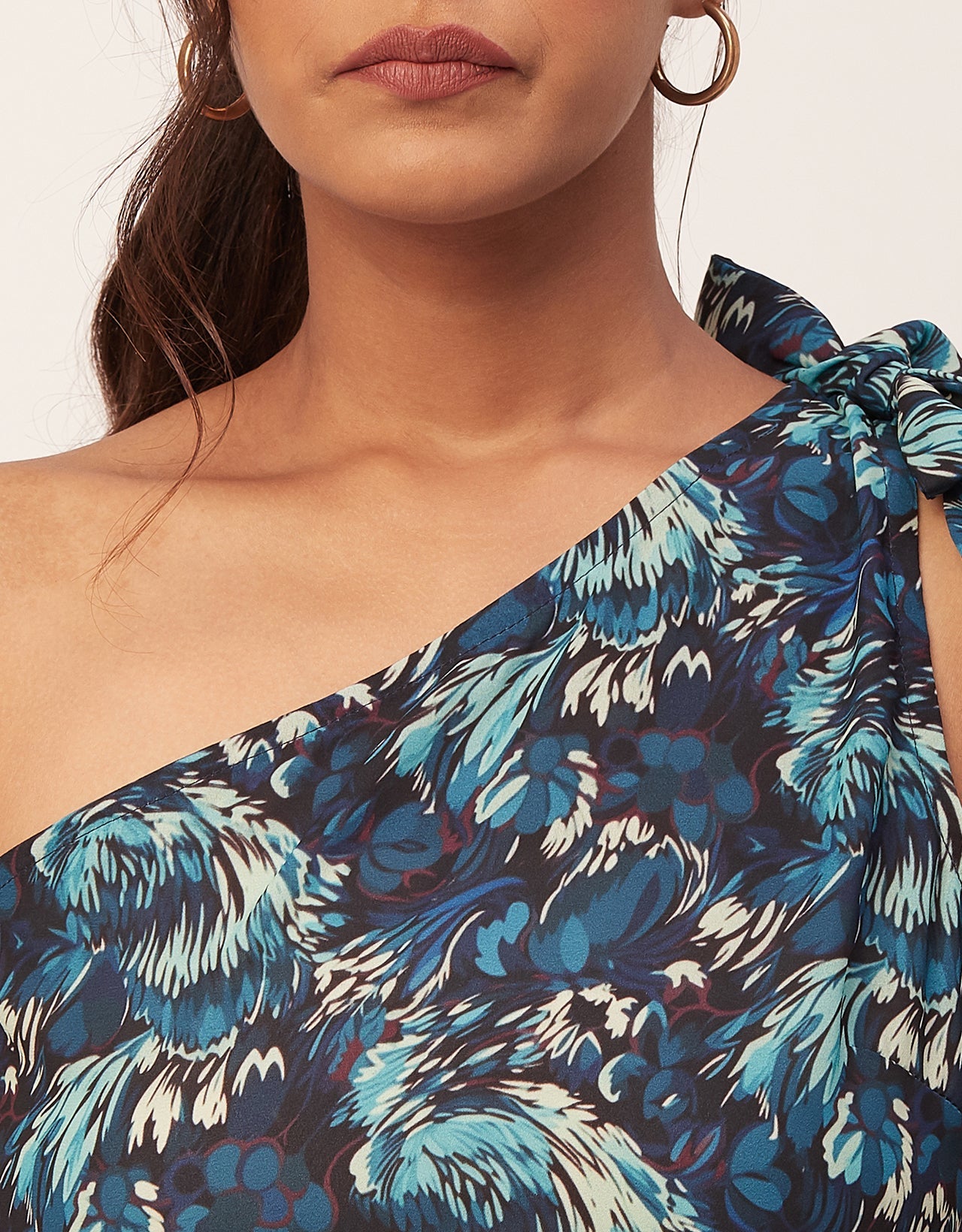 Tie-Up One Shoulder Crop