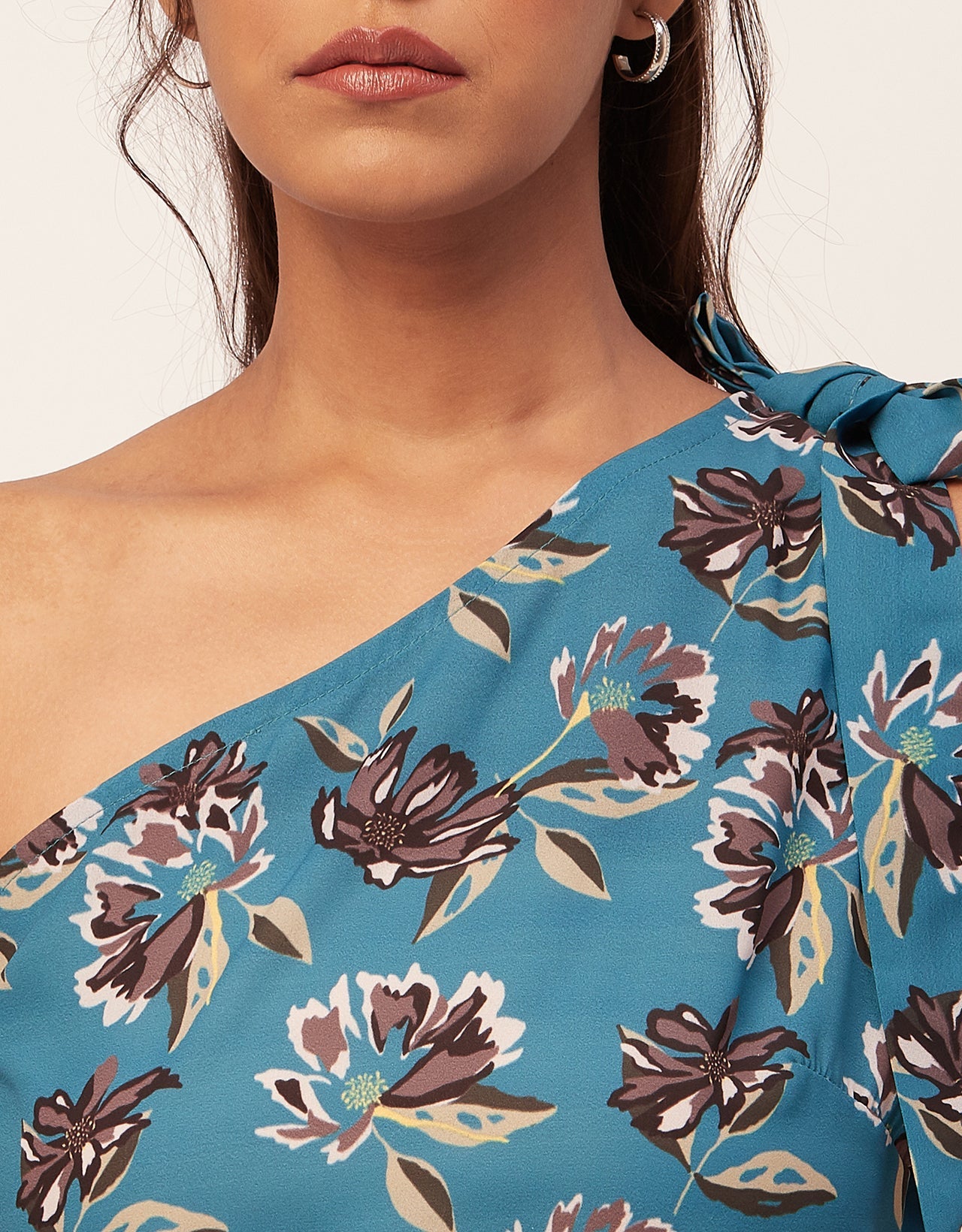 Tie-Up One Shoulder Crop