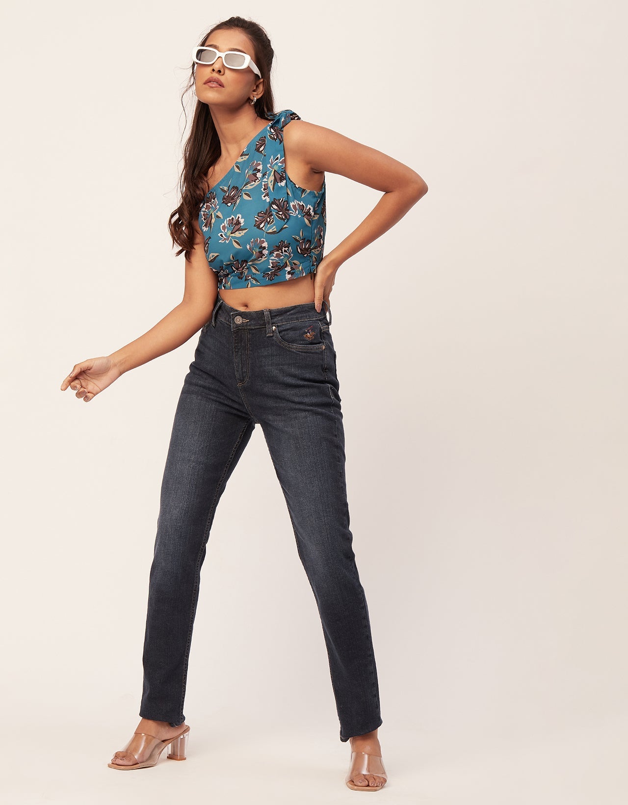 Tie-Up One Shoulder Crop