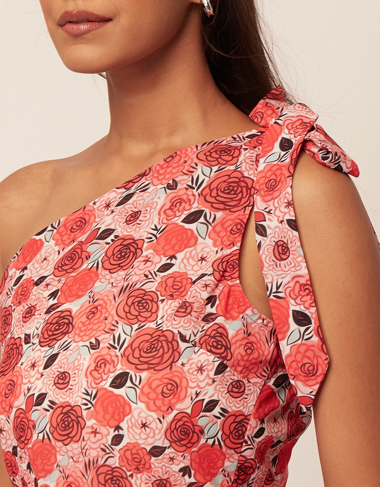 Tie-Up One Shoulder Crop