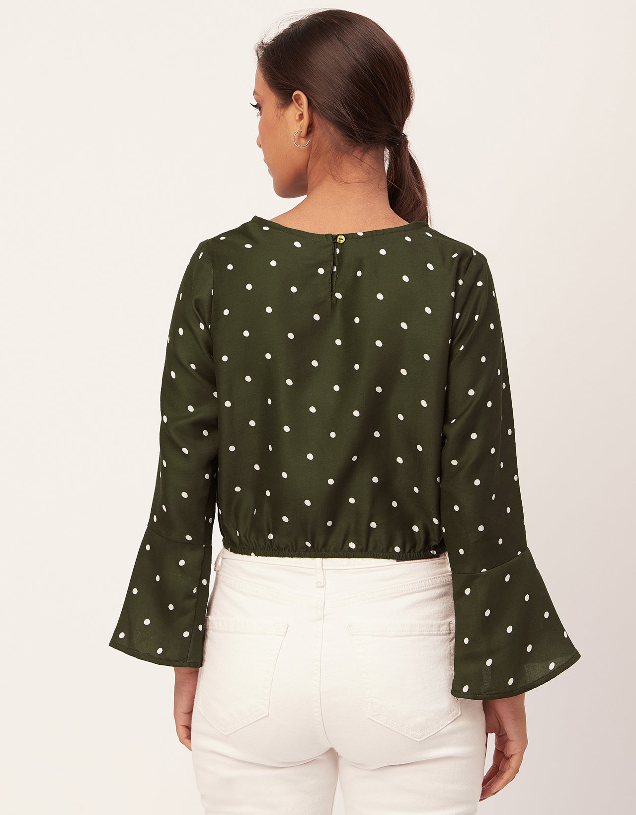 Printed Blouson Long Sleeve