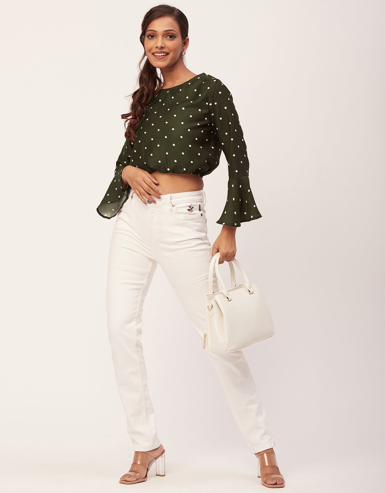 Printed Blouson Long Sleeve