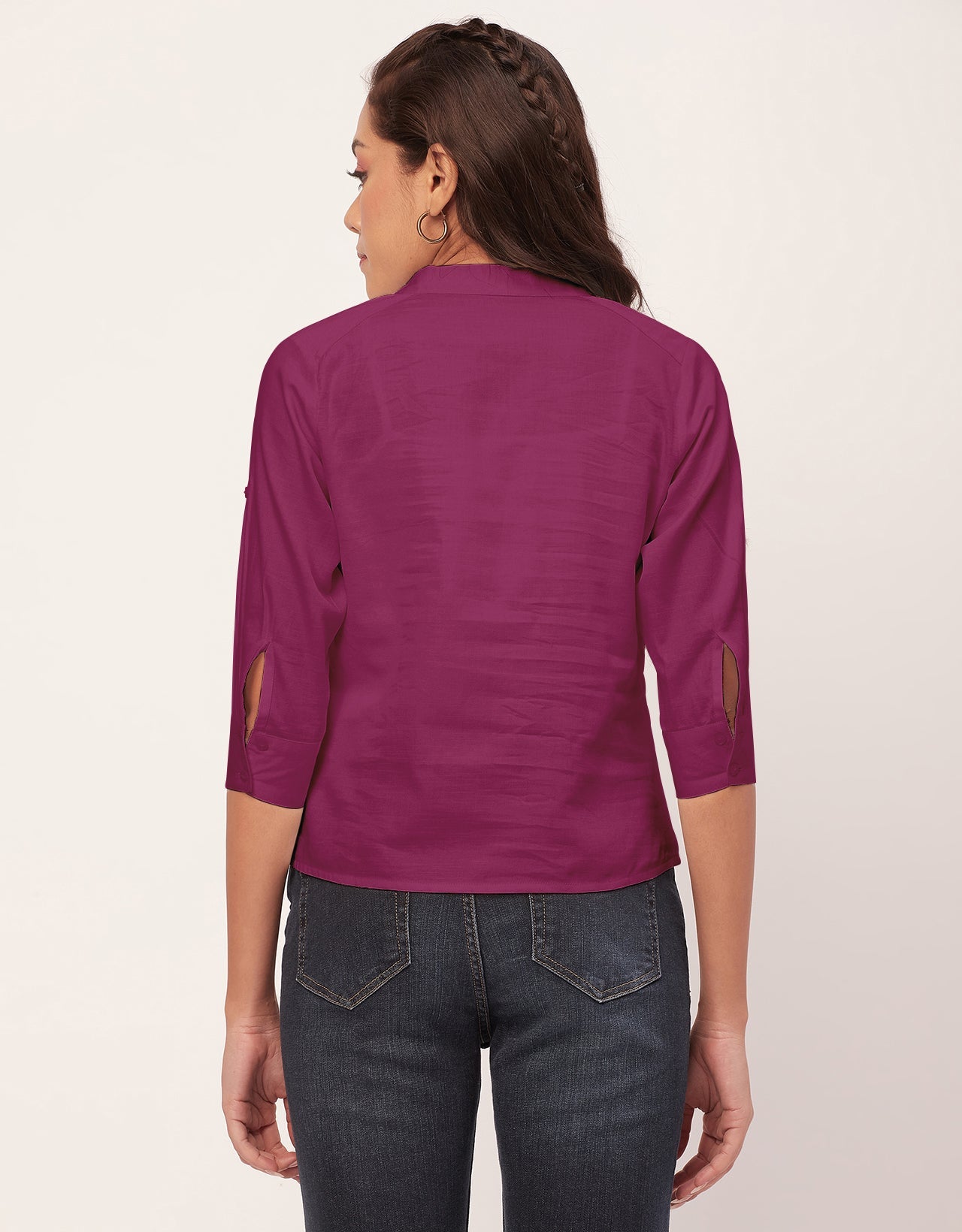 3/4 Sleeve Formal Tops
