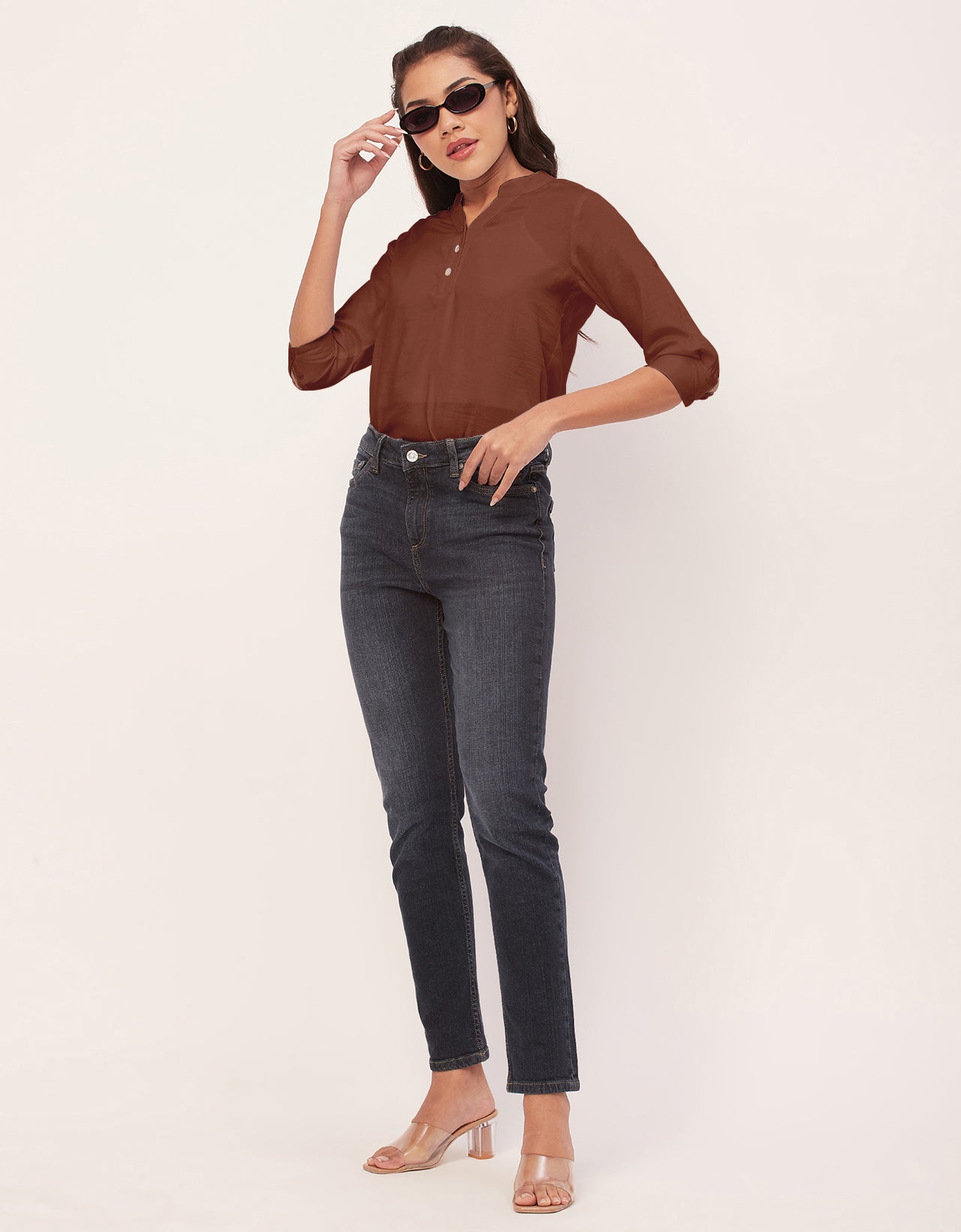 3/4 Sleeve Formal Tops