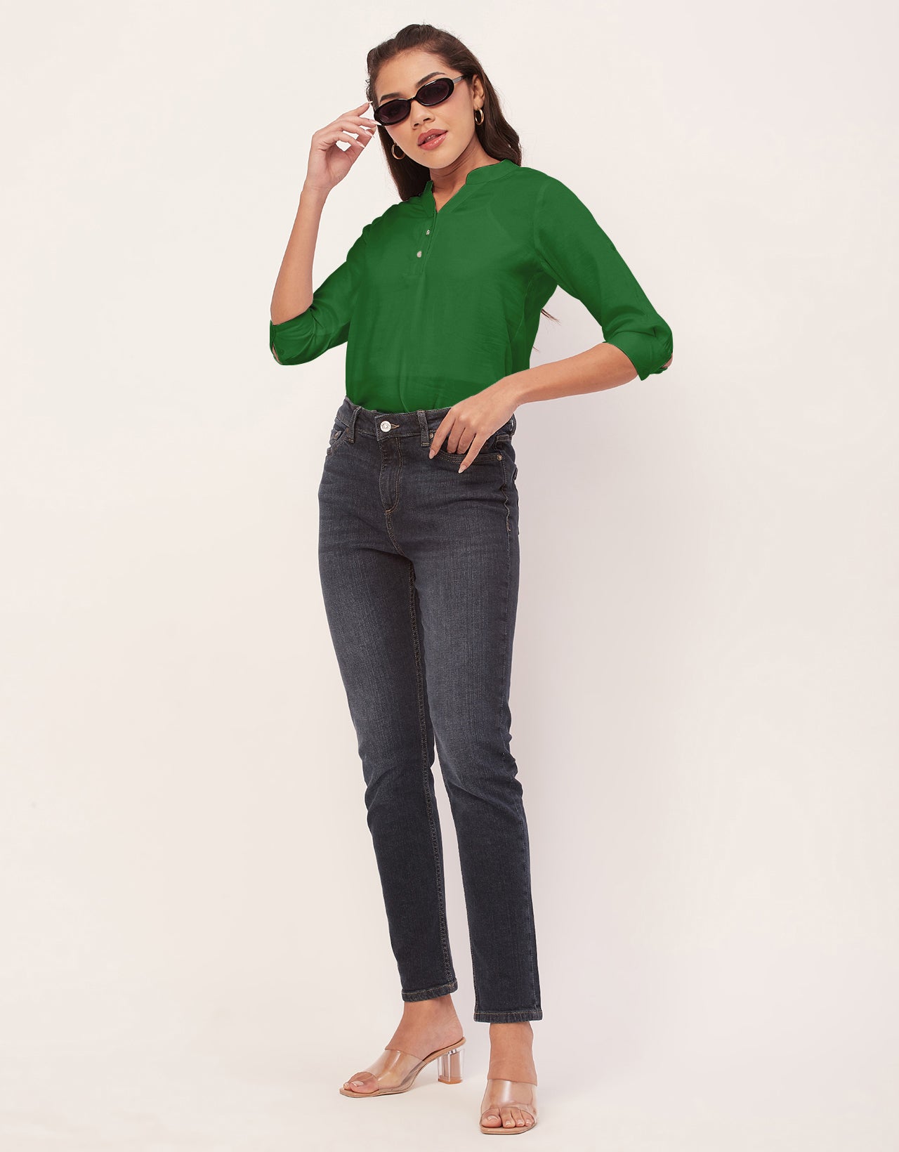 3/4 Sleeve Formal Tops