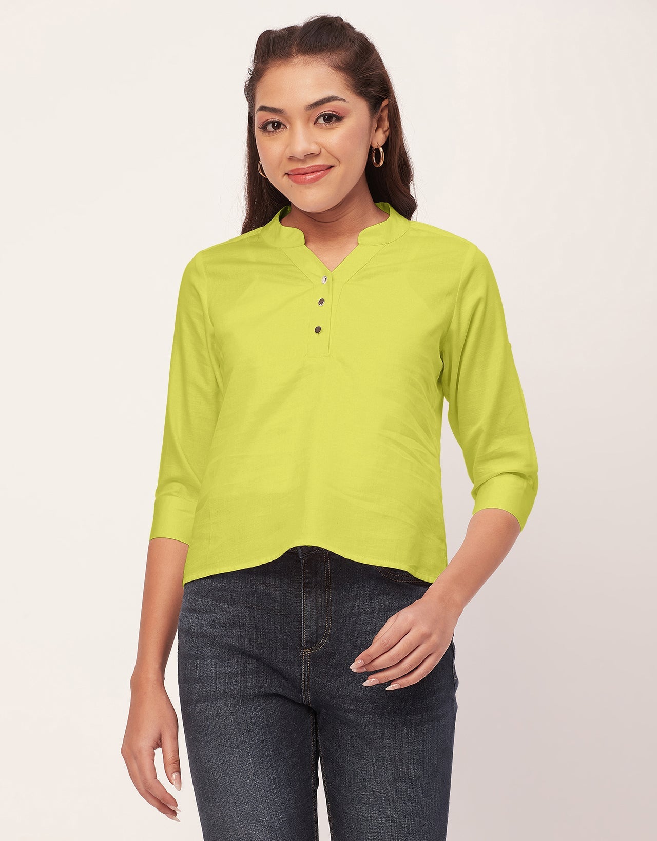 3/4 Sleeve Formal Tops