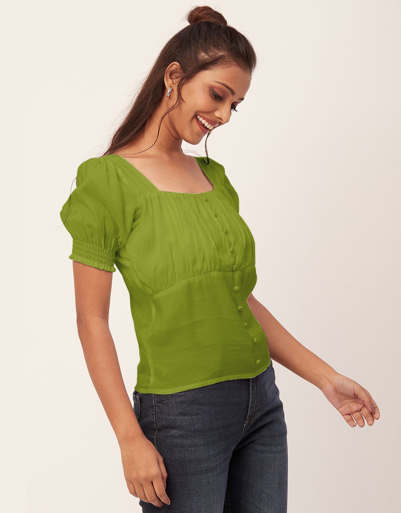 Smart Chic Square Neck