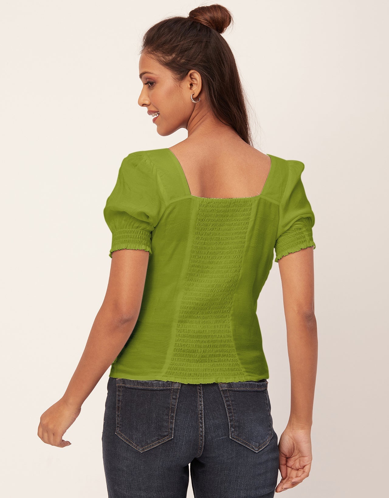 Smart Chic Square Neck